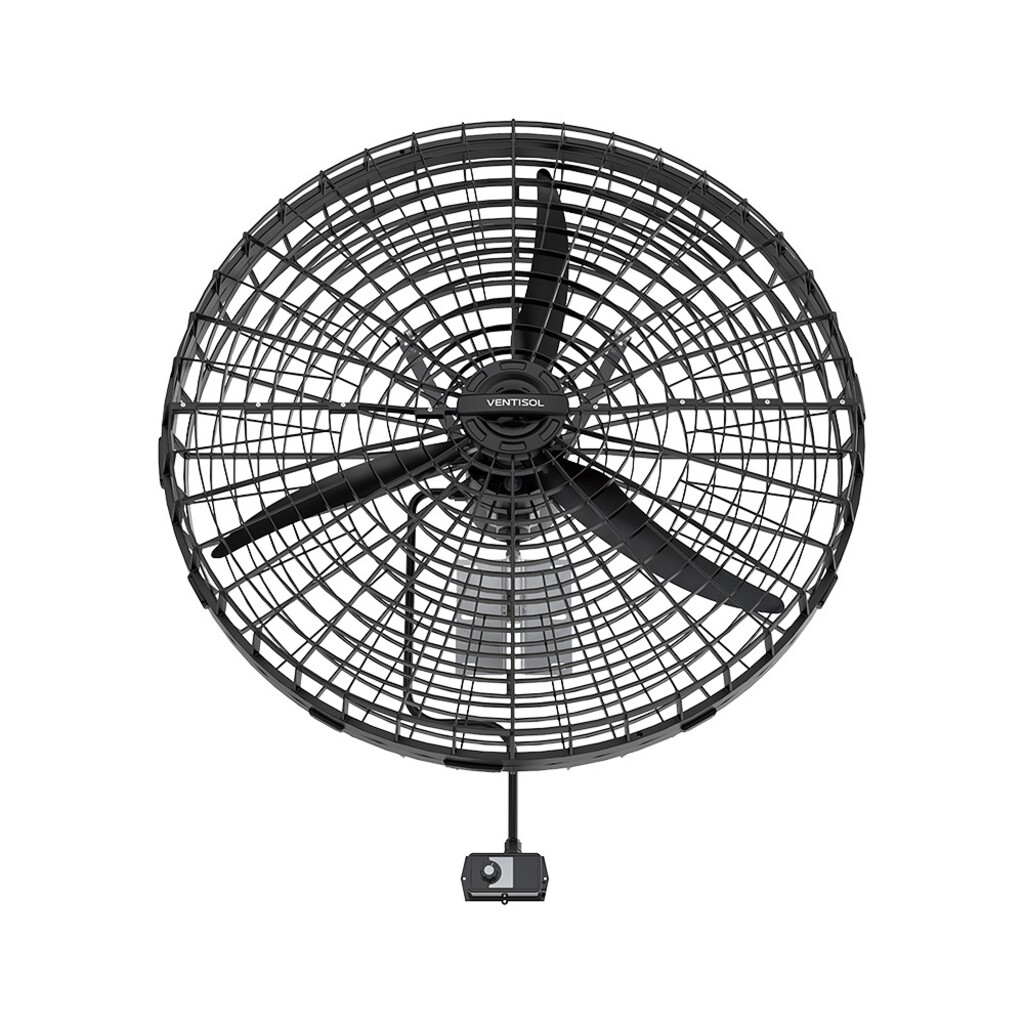 Ventilador de Parede Ventisol 100CM 1/2CV 220 Voltts 3 Pás Preto - 15599