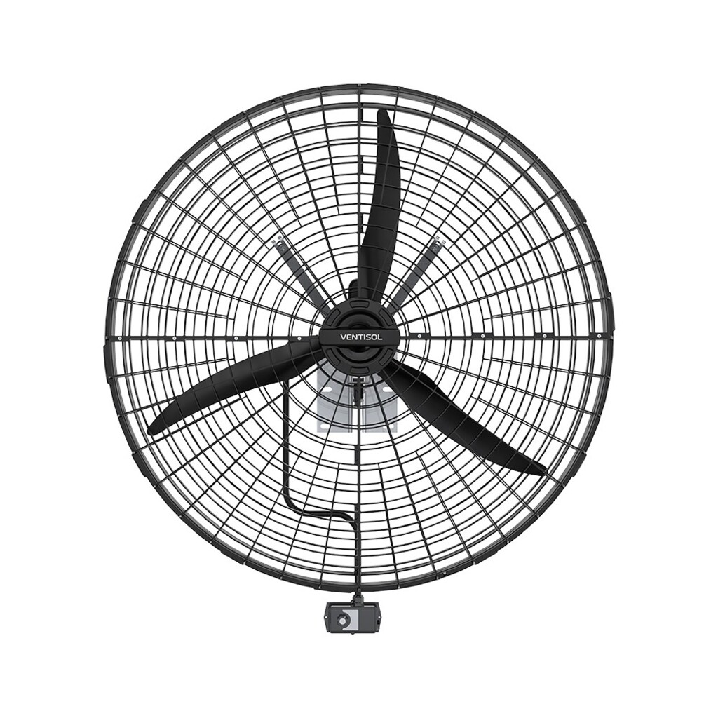 Ventilador de Parede Ventisol 100CM 1/2CV 220 Voltts 3 Pás Preto - 15599