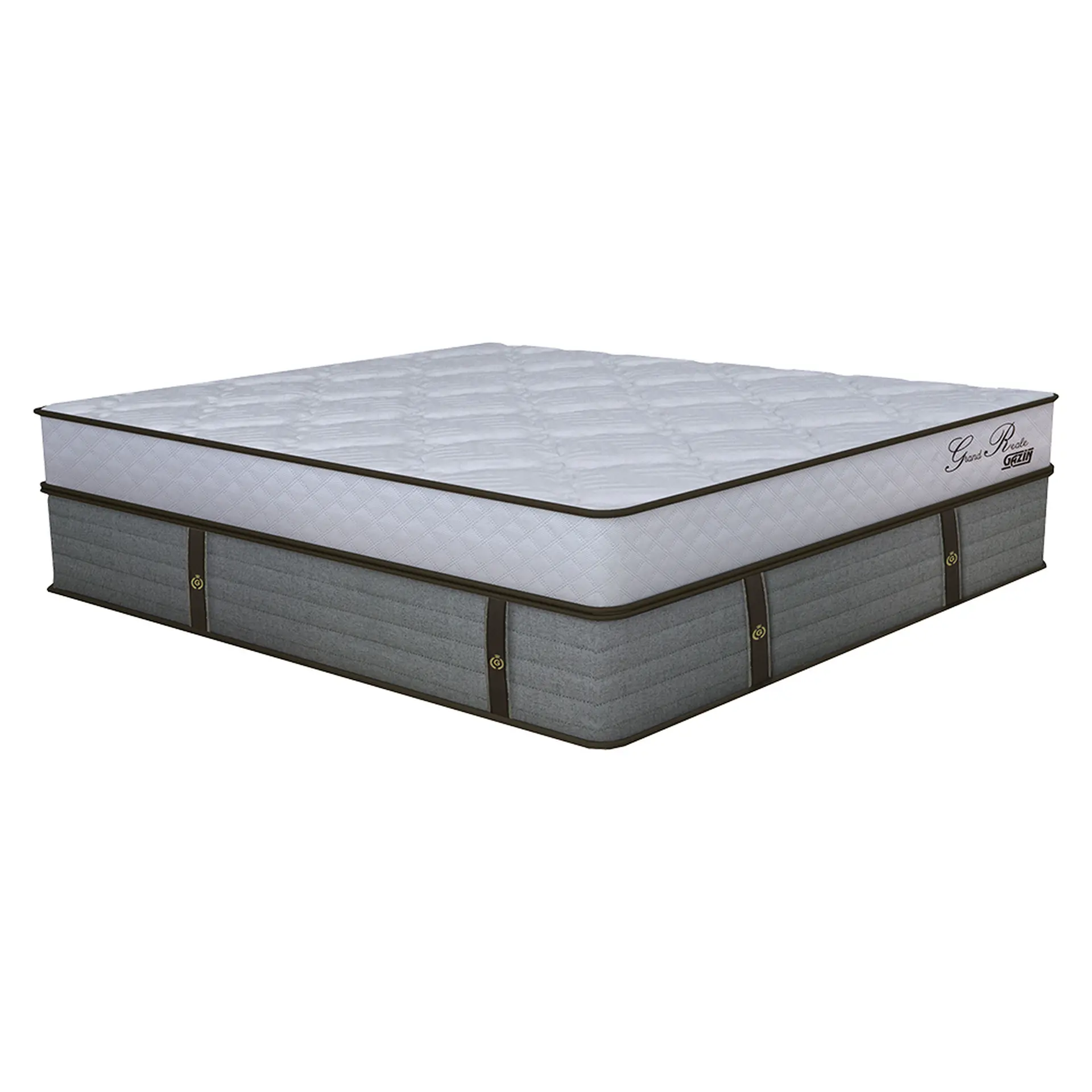 Colchão Cama Box Gazin Molas BlueWave Queen Size Grand Reale 158x198
