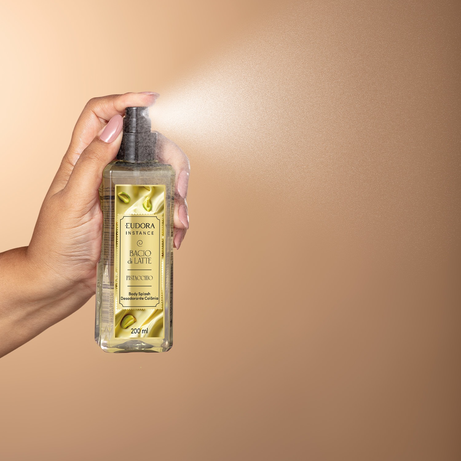 Body Splash Desodorante Colônia Instance Pistacchio 200ml