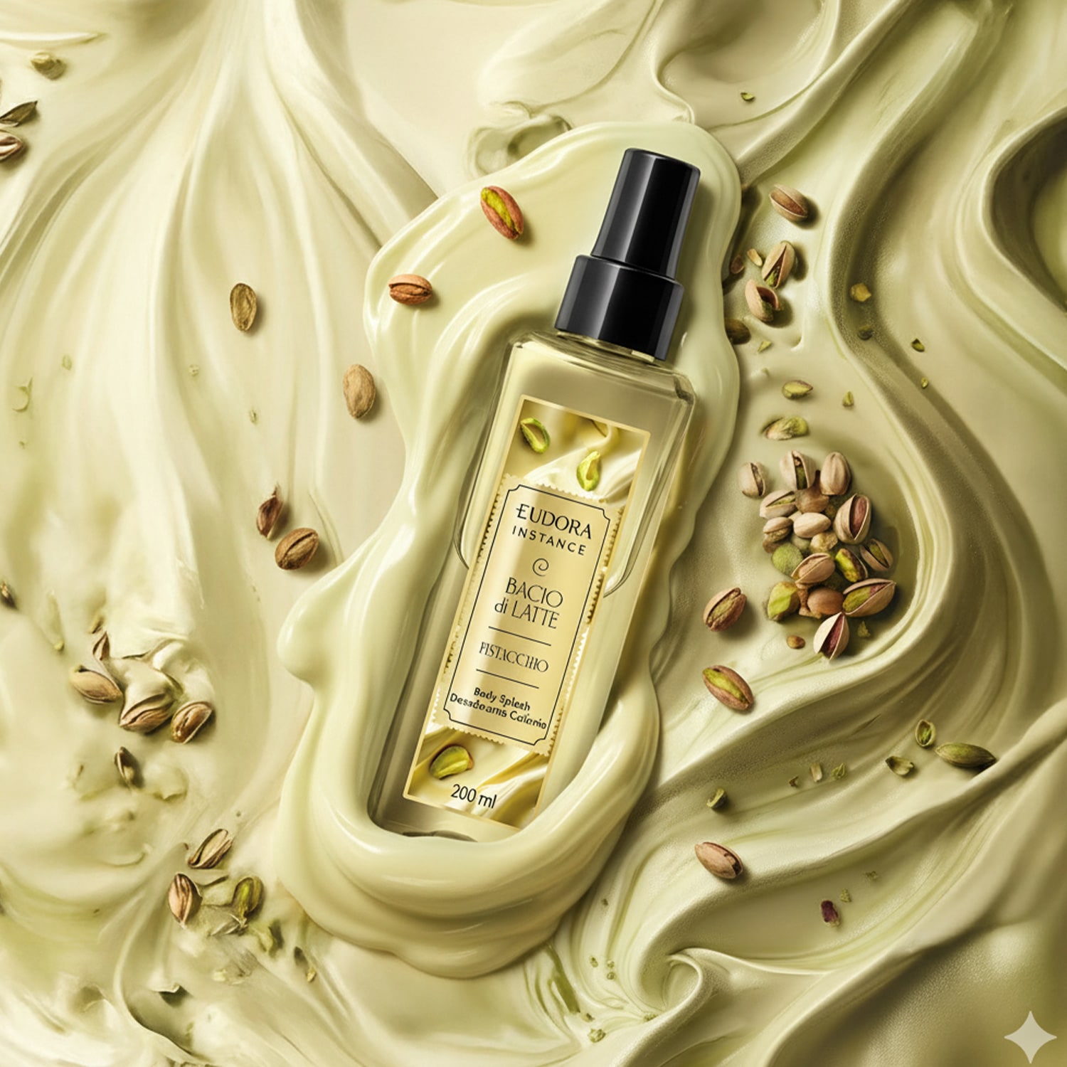 Body Splash Desodorante Colônia Instance Pistacchio 200ml