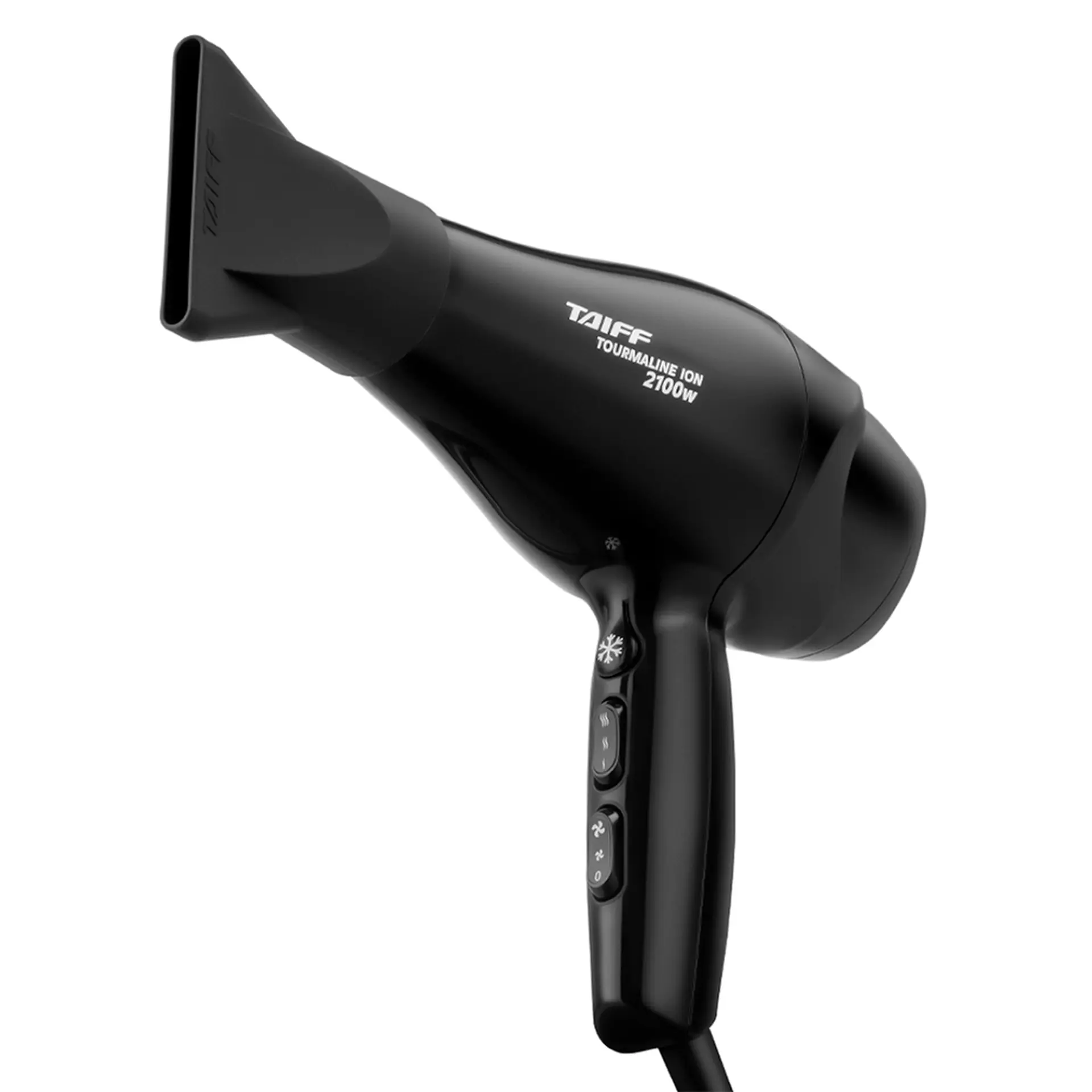 Secador de Cabelo Taiff Tourmaline 4 Temperaturas 2100W - Preto - 110 Volts