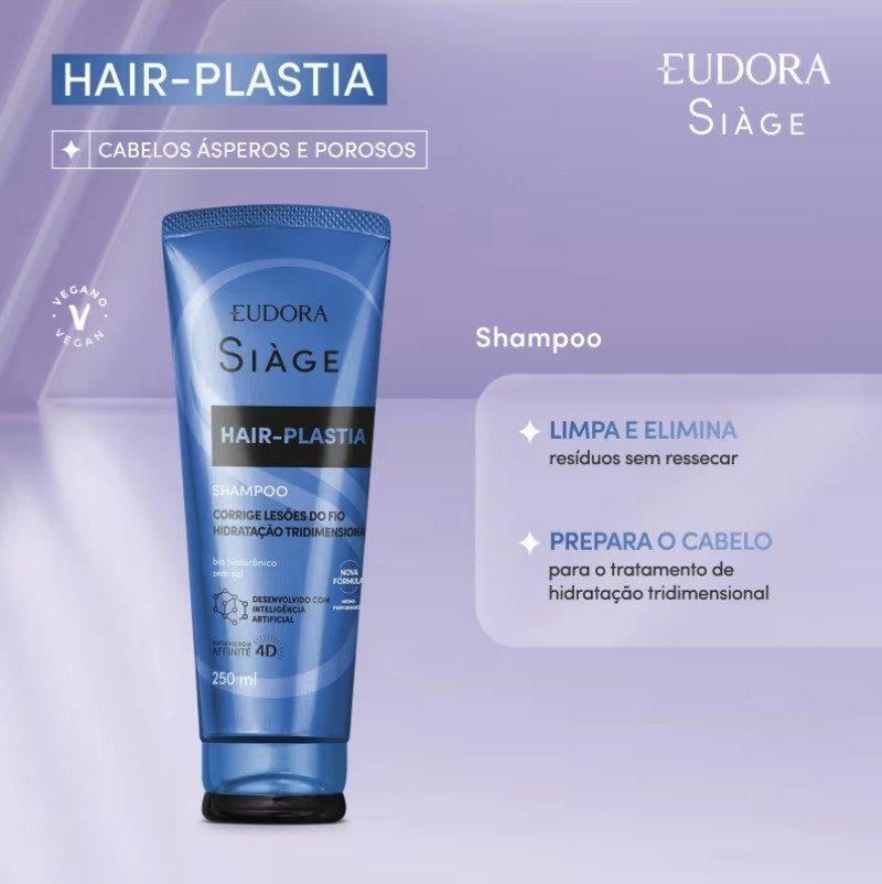 Siàge Shampoo Hair-Plastia 250ml Eudora