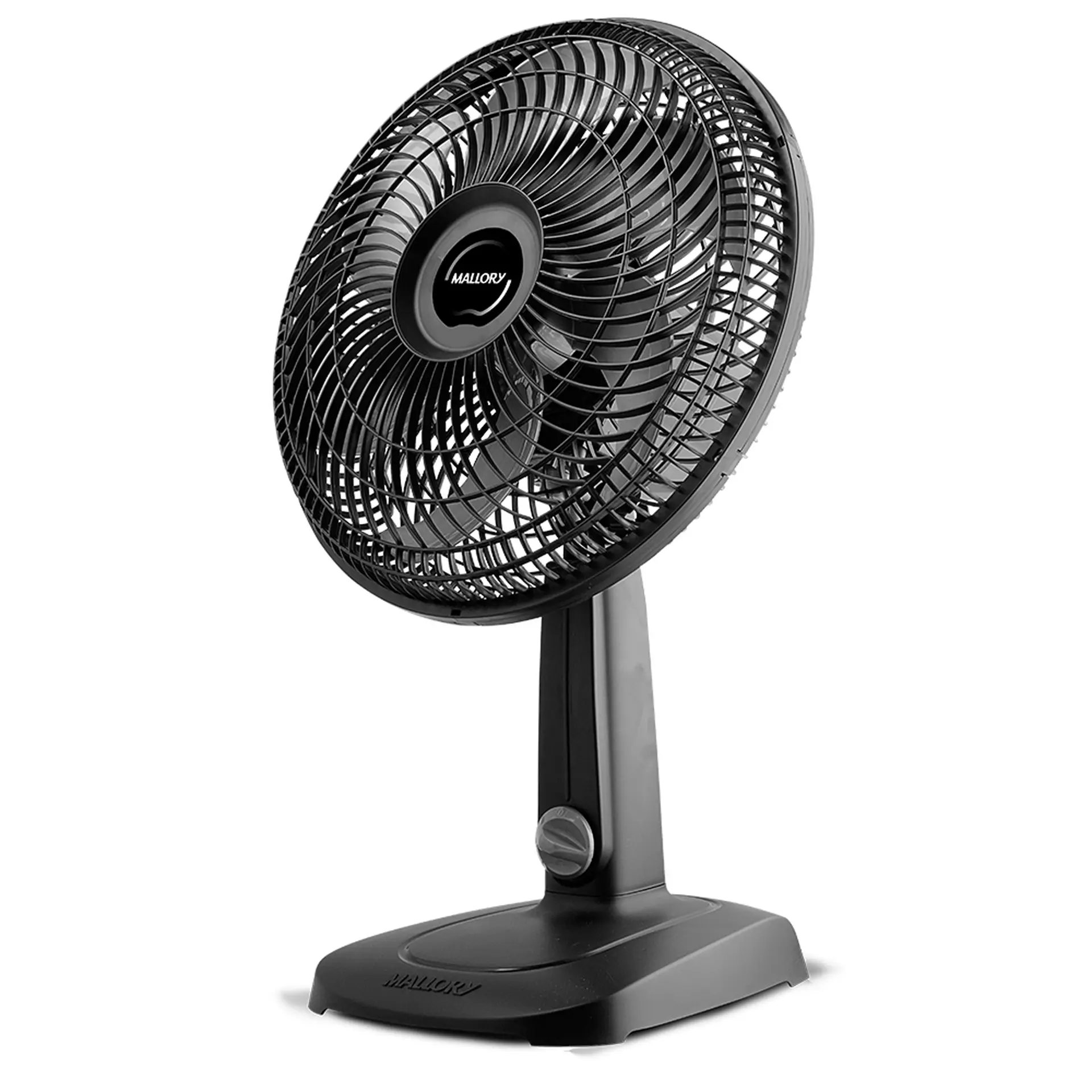 Ventilador de Mesa Mallory Turbo Compact 30cm 6 Pás 3 Velocidades B9440186 - Preto/Grafite - 110 Volts