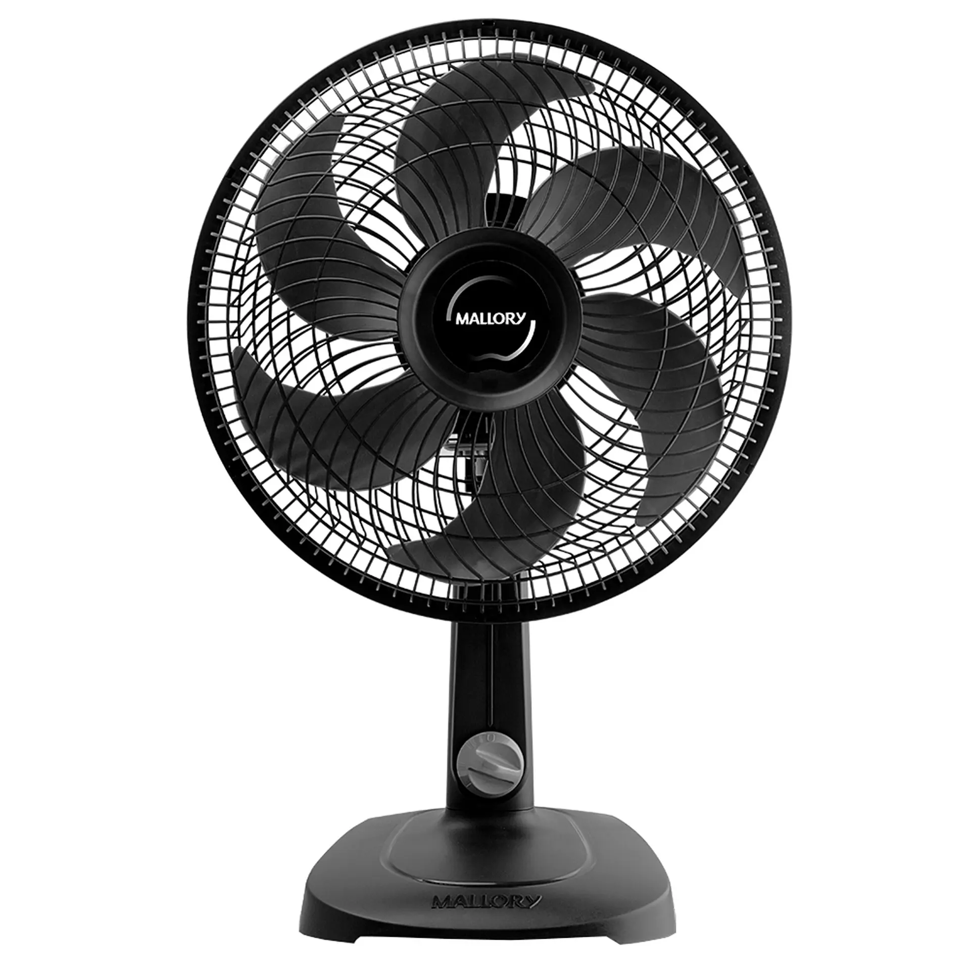 Ventilador de Mesa Mallory Turbo Compact 30cm 6 Pás 3 Velocidades B9440186 - Preto/Grafite - 110 Volts