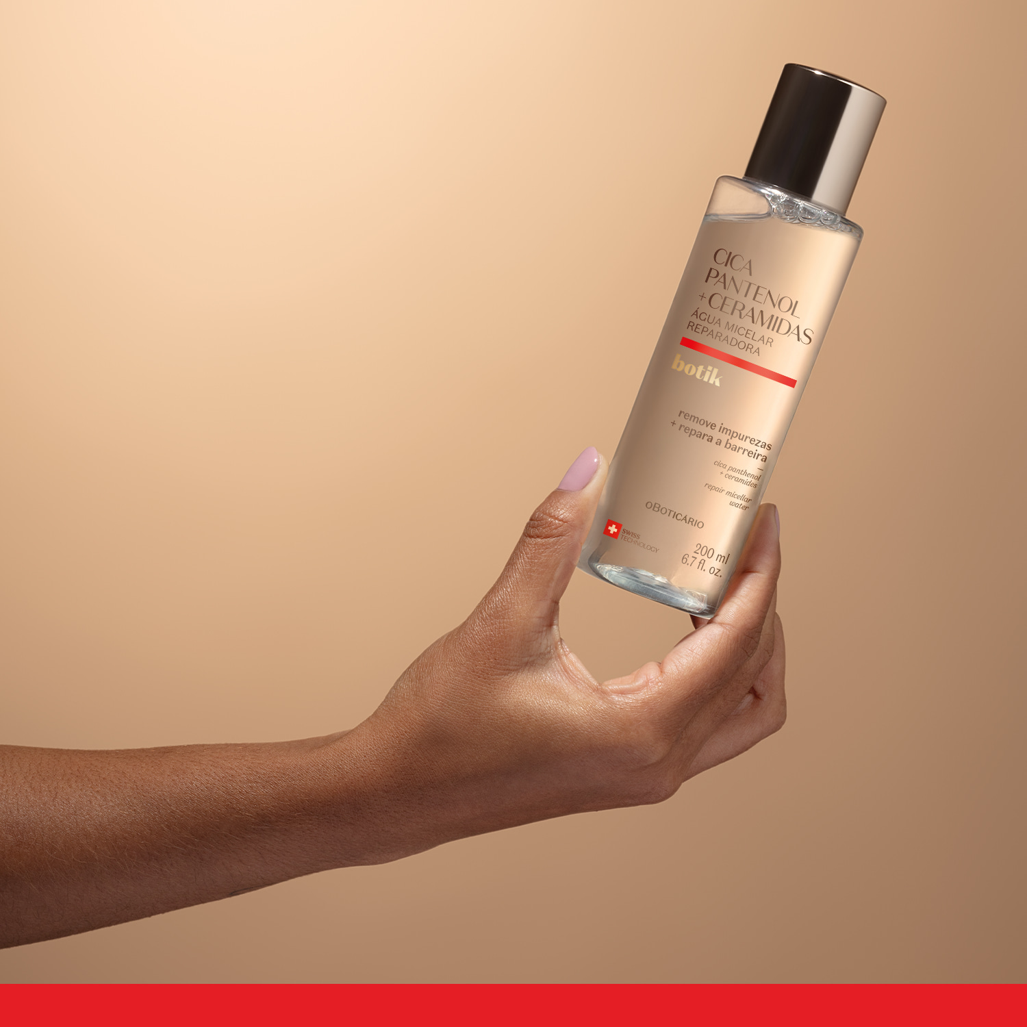 Água Micelar Reparadora Botik Cica Pantenol E Ceramidas 200ml