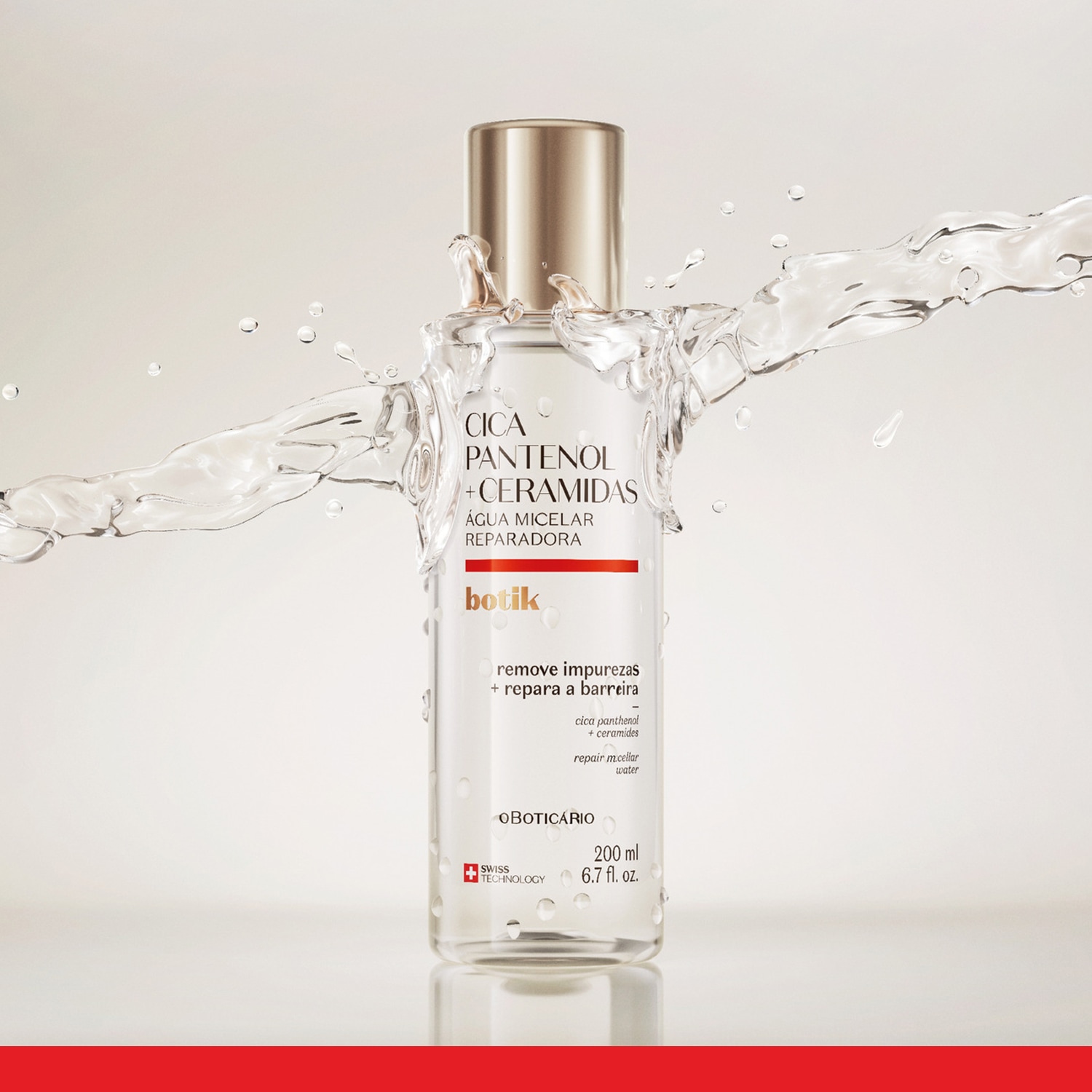 Água Micelar Reparadora Botik Cica Pantenol E Ceramidas 200ml