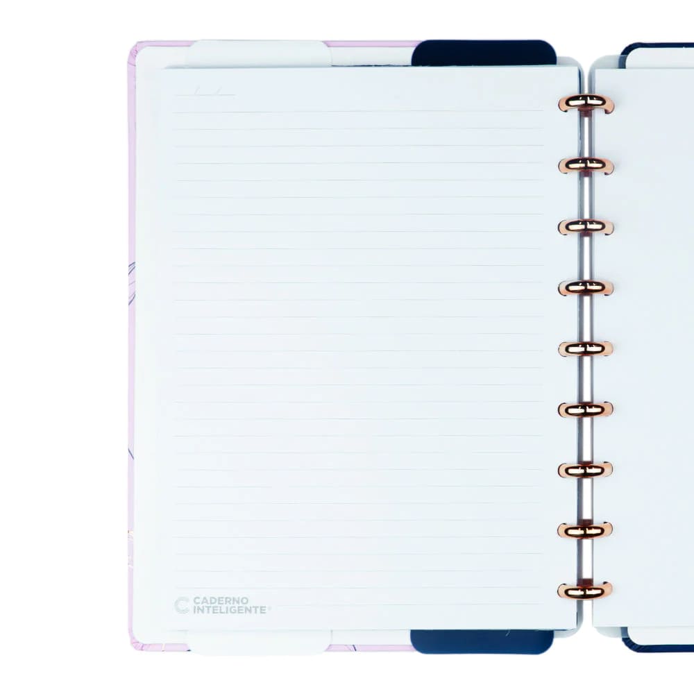 Caderno Inteligente BT House Grande 60 Folhas com Pauta e 20 Folhas Lisas