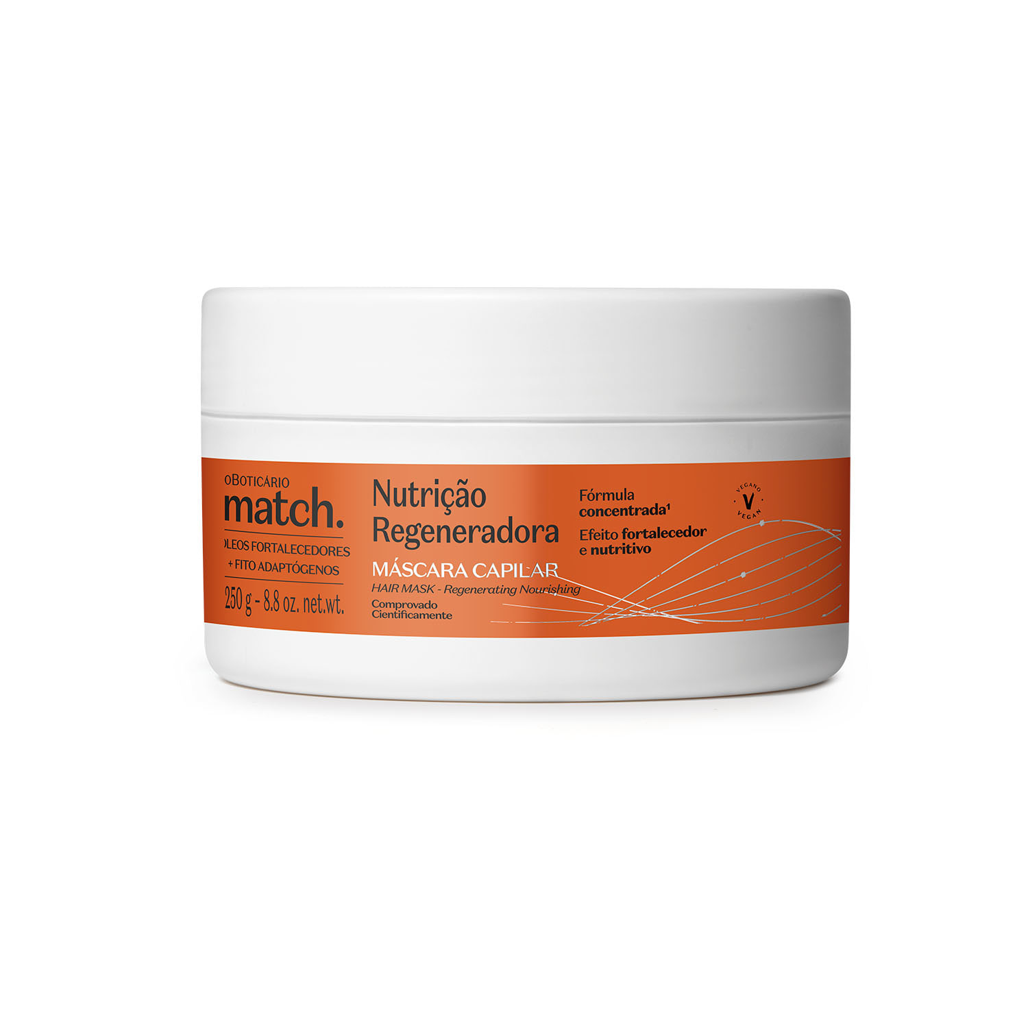 Combo Match Nutrição Regeneradora: Máscara Capilar 250g + Refil 250ml