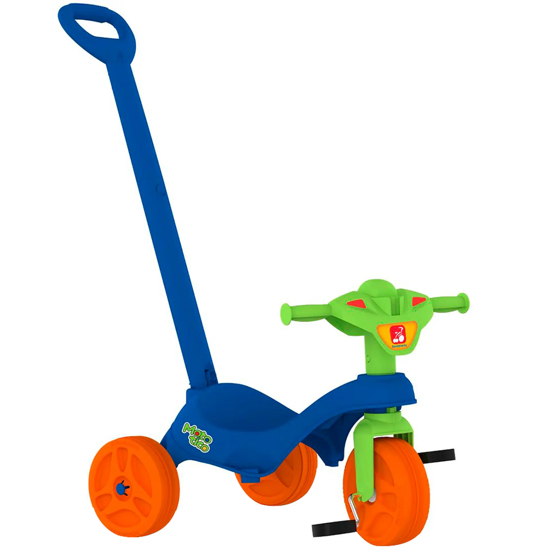 Carro de Passeio a Pedal Infantil 2 em 1 Bandeirante - Azul