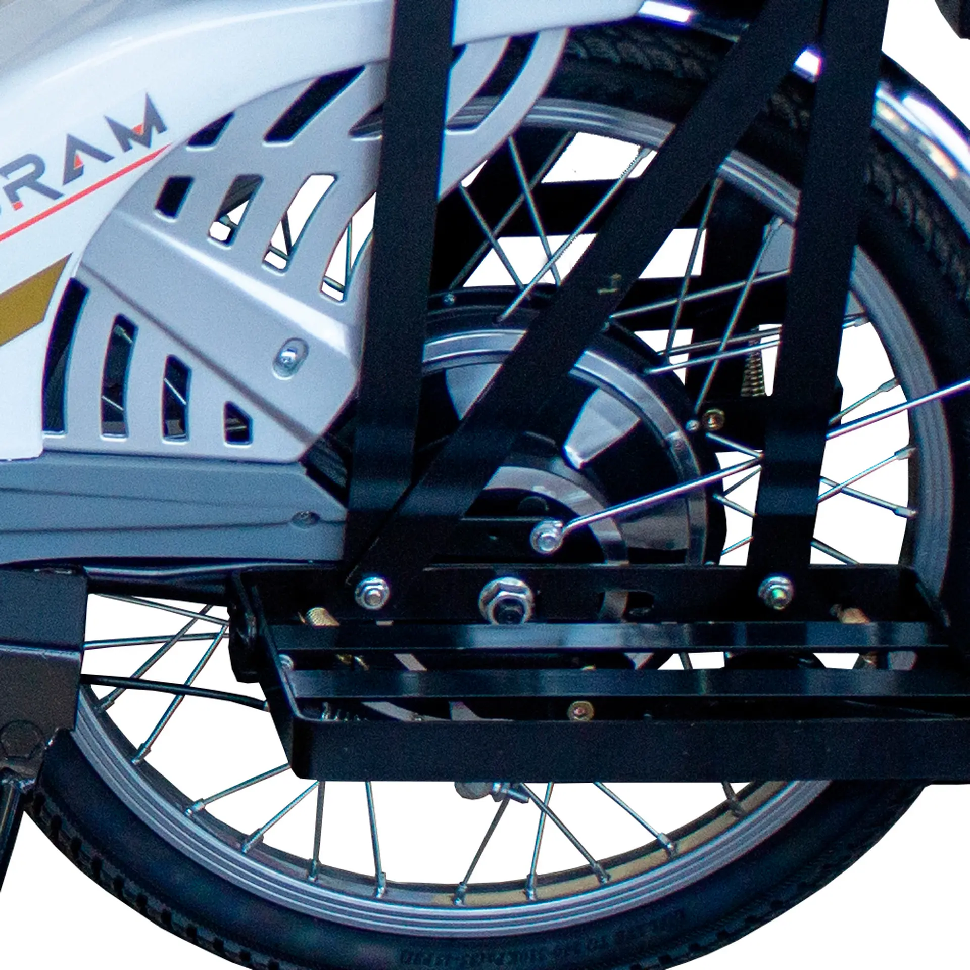 Bicicleta Elétrica Boram Mobi 350W Freio Cubo/Tambor - Branco - Bivolt