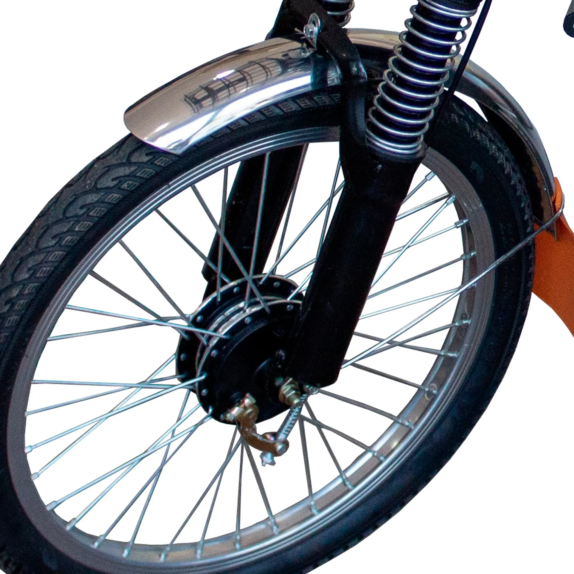 Bicicleta Elétrica Boram Mobi 350W Freio Cubo/Tambor - Branco - Bivolt