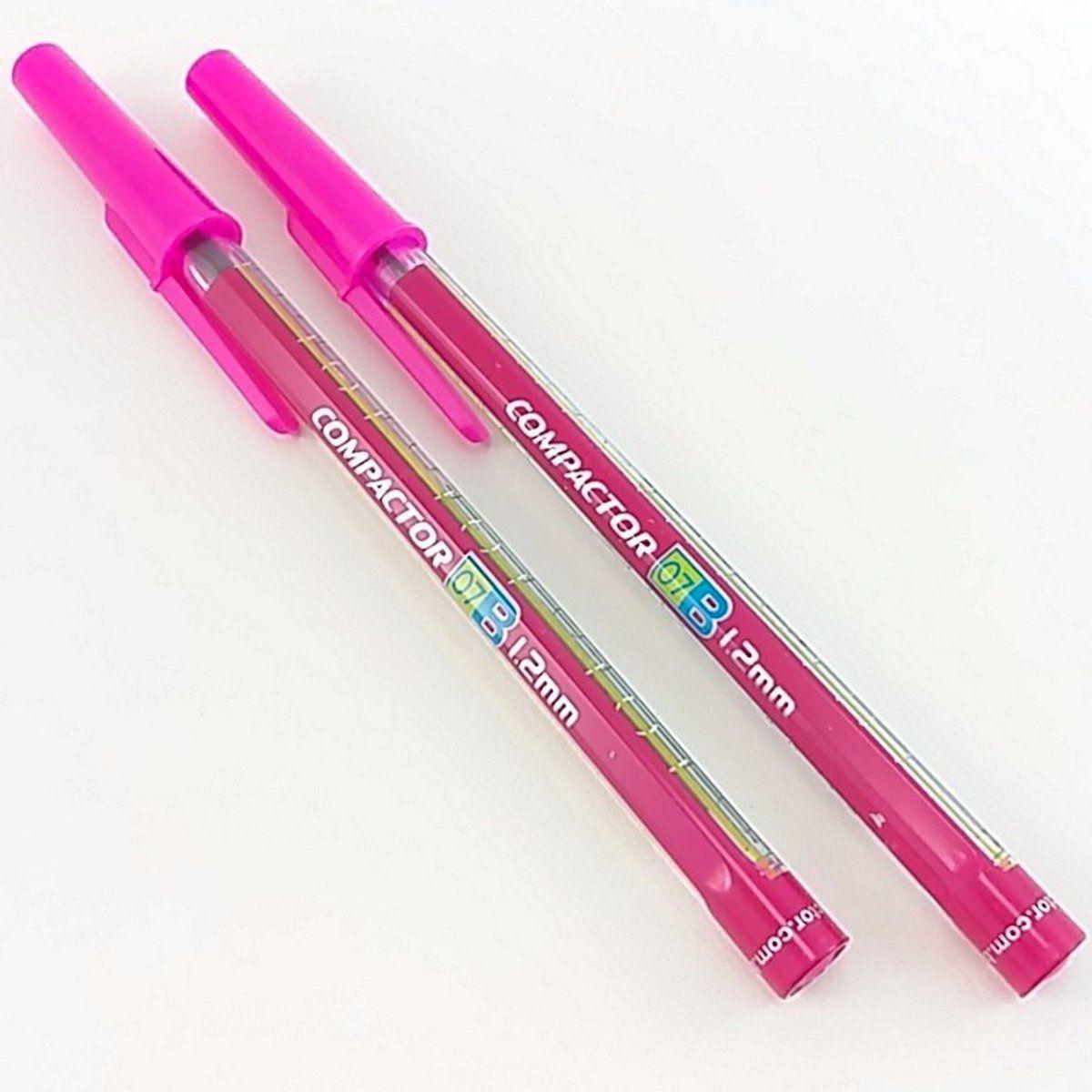 Caneta Esferográfica Compactor 07B Ponta Média 1.2mm -726001