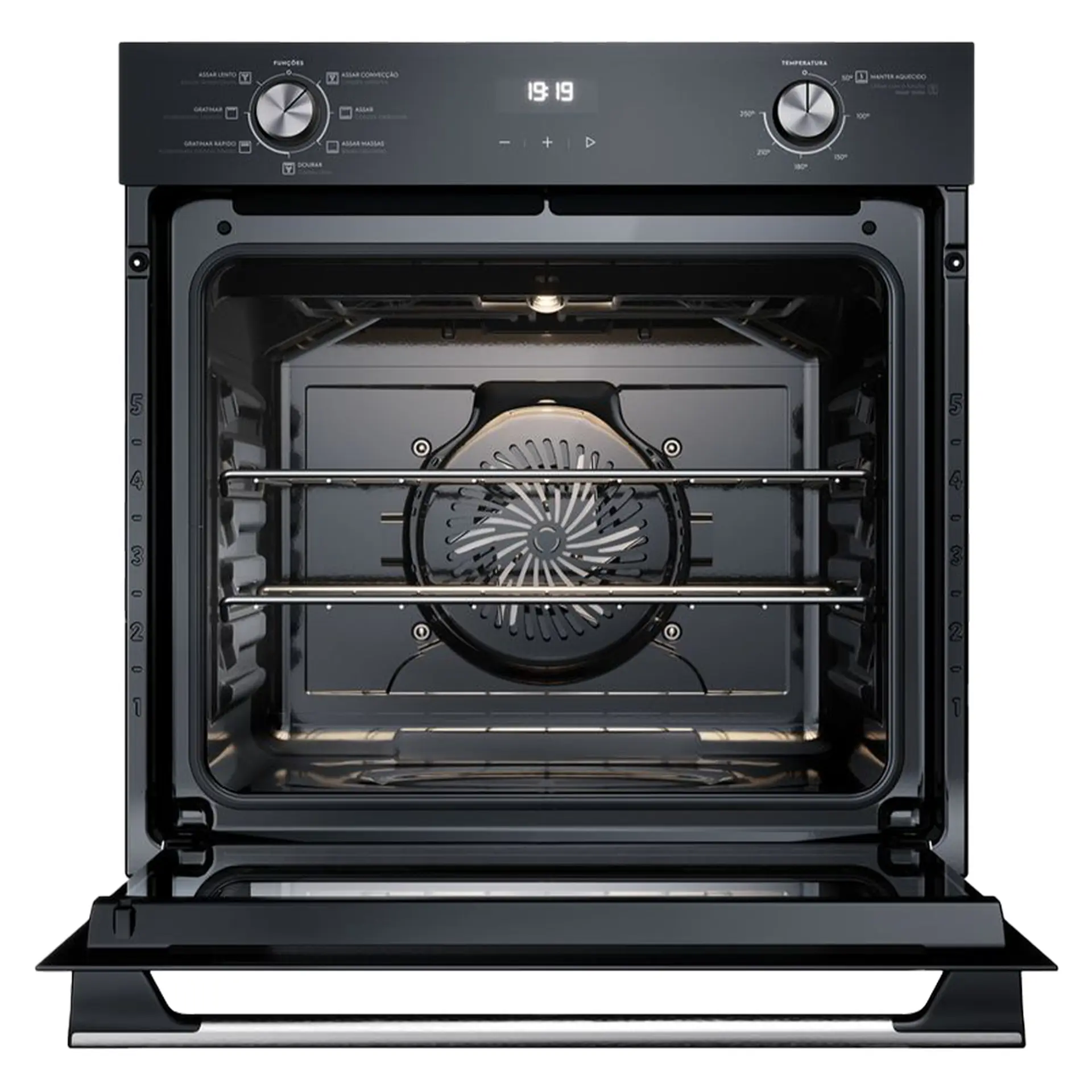 Forno Elétrico de Embutir 80L Electrolux Efficient com PerfectCook 360 OE8EH - Preto - 220 Volts