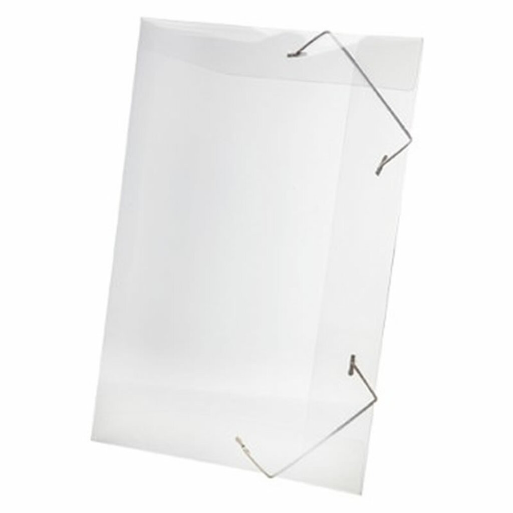 Pasta Aba Elástico Mini 245 x 180mm sem Lombo Cristal Solft Polibras - Pacote com 10 Unidades - 160117