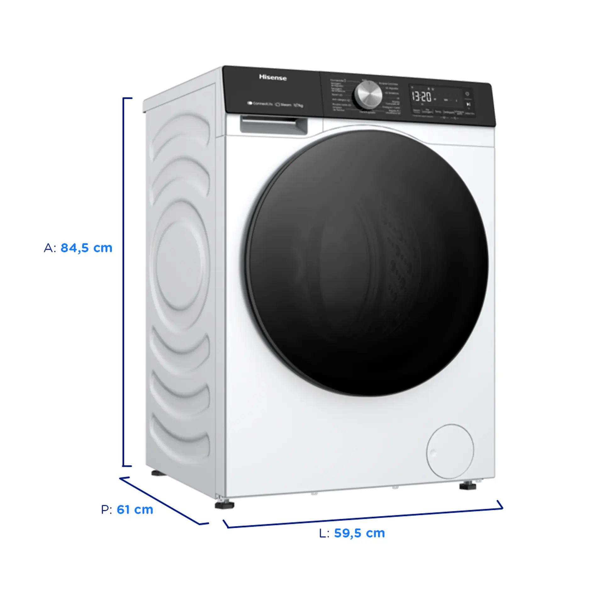 Lava e Seca Hisense 11kg com Jet Wash WI-FI WD3S1143BW - Branco - 220 Volts