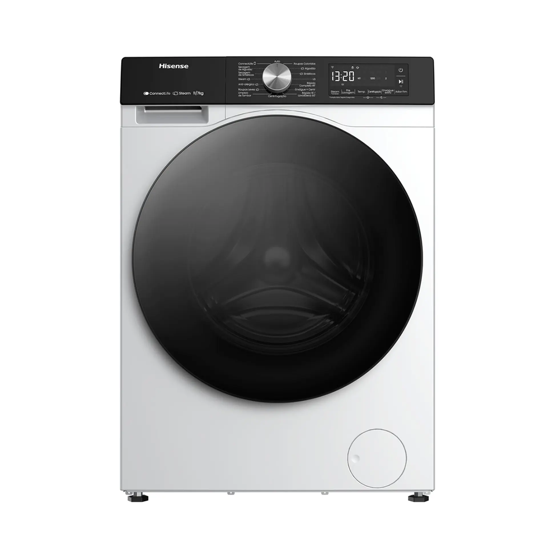 Lava e Seca Hisense 11kg com Jet Wash WI-FI WD3S1143BW - Branco - 220 Volts