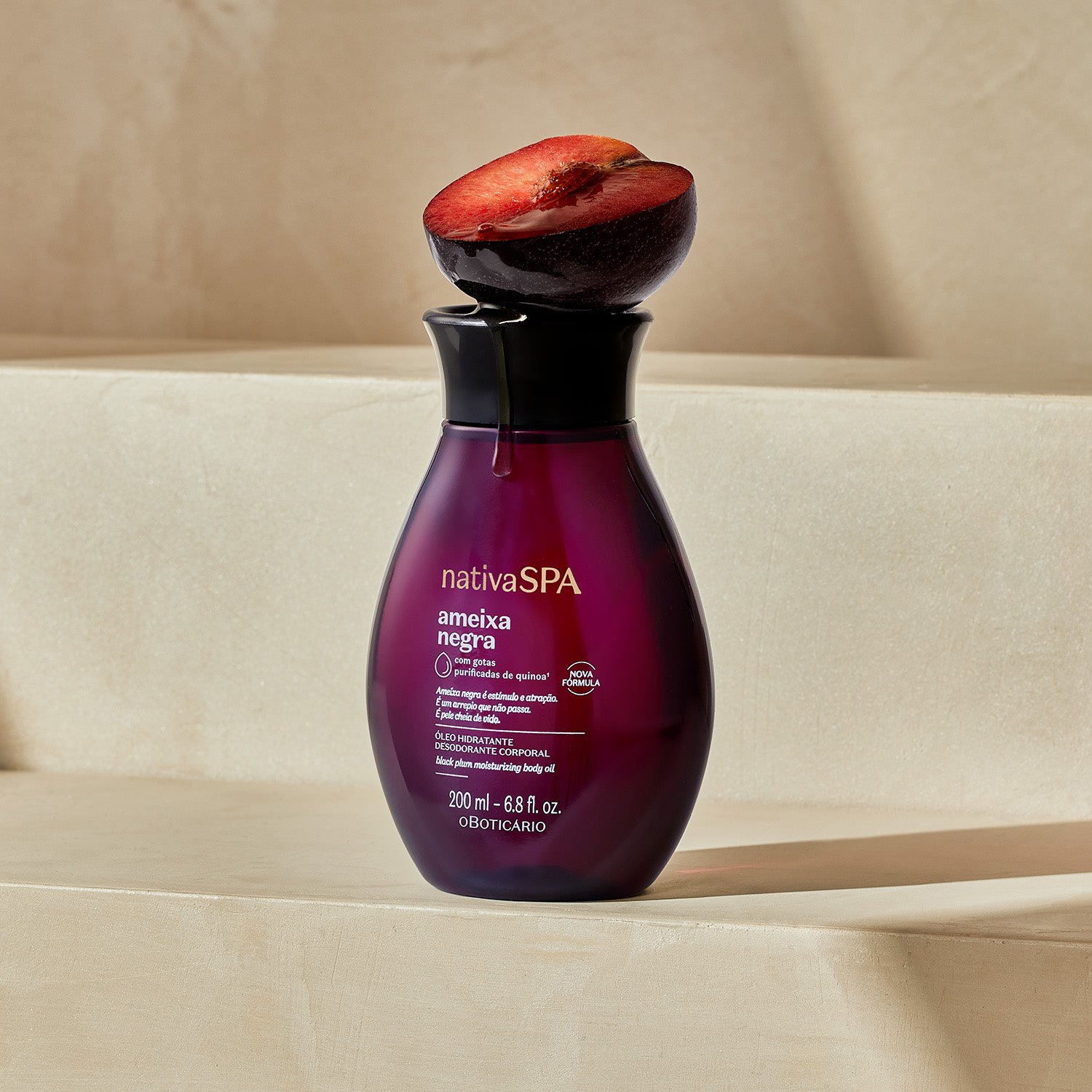 Óleo Hidratante Corporal Nativa SPA Ameixa Negra 200ml