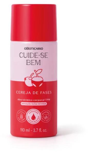 Óleo Térmico Corporal TPM Cuide-se Bem Cereja De Fases 110ml O Boticário