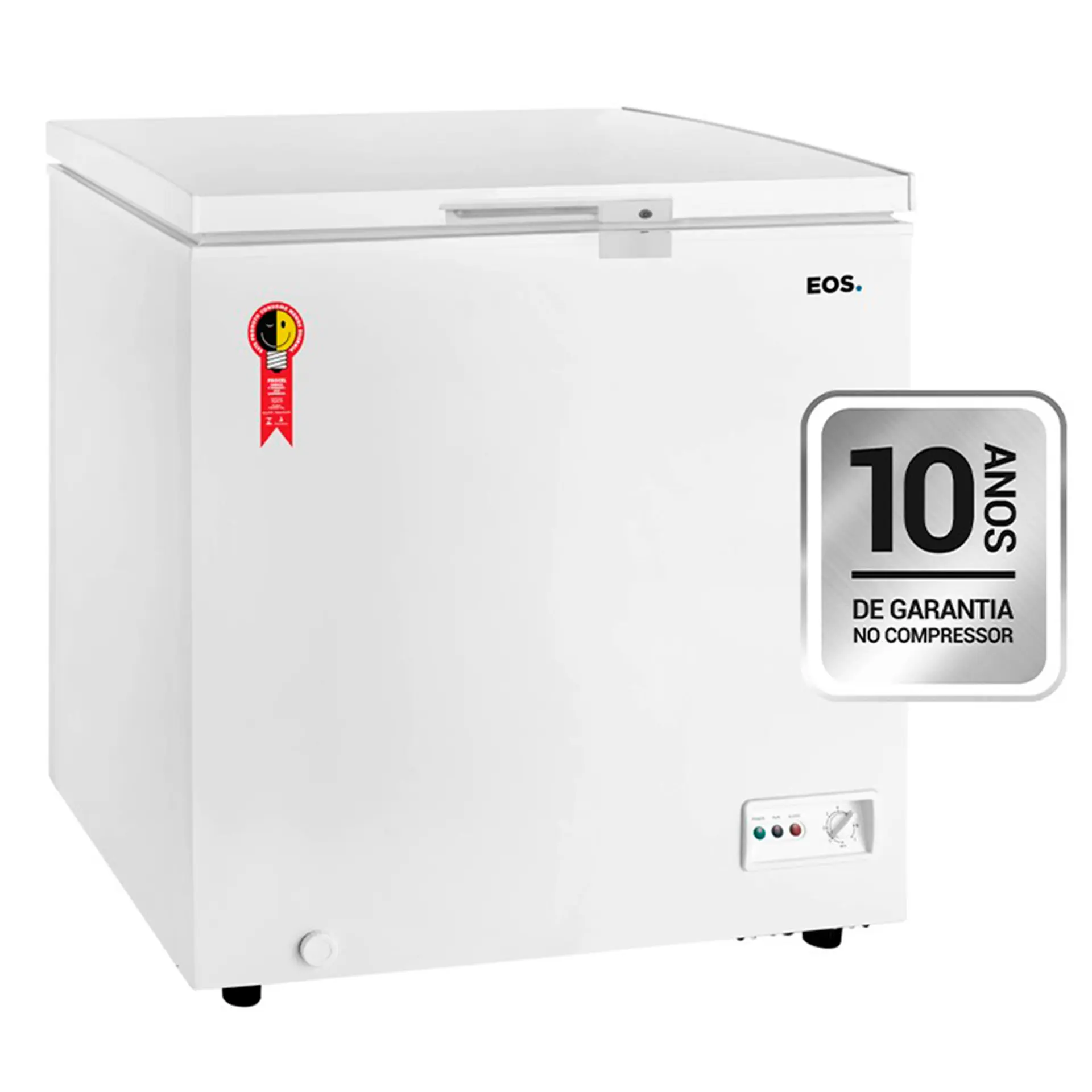 Freezer EOS 142L 1 Porta Horizontal Eco Gelo EFH150X Degelo Manual B15916 - Branco - 110 Volts