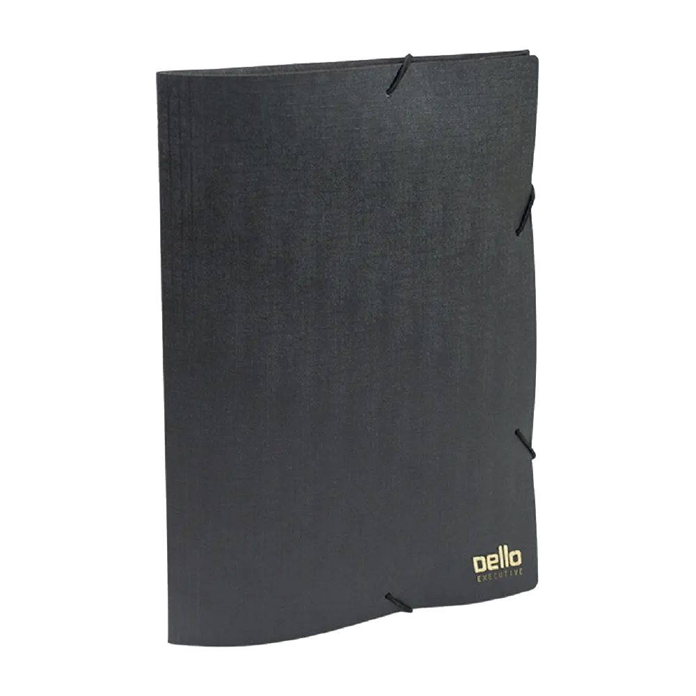 Pasta Aba Elástico Ofício 335 x 235mm Preto Executive Dello Unitário 0267P0050