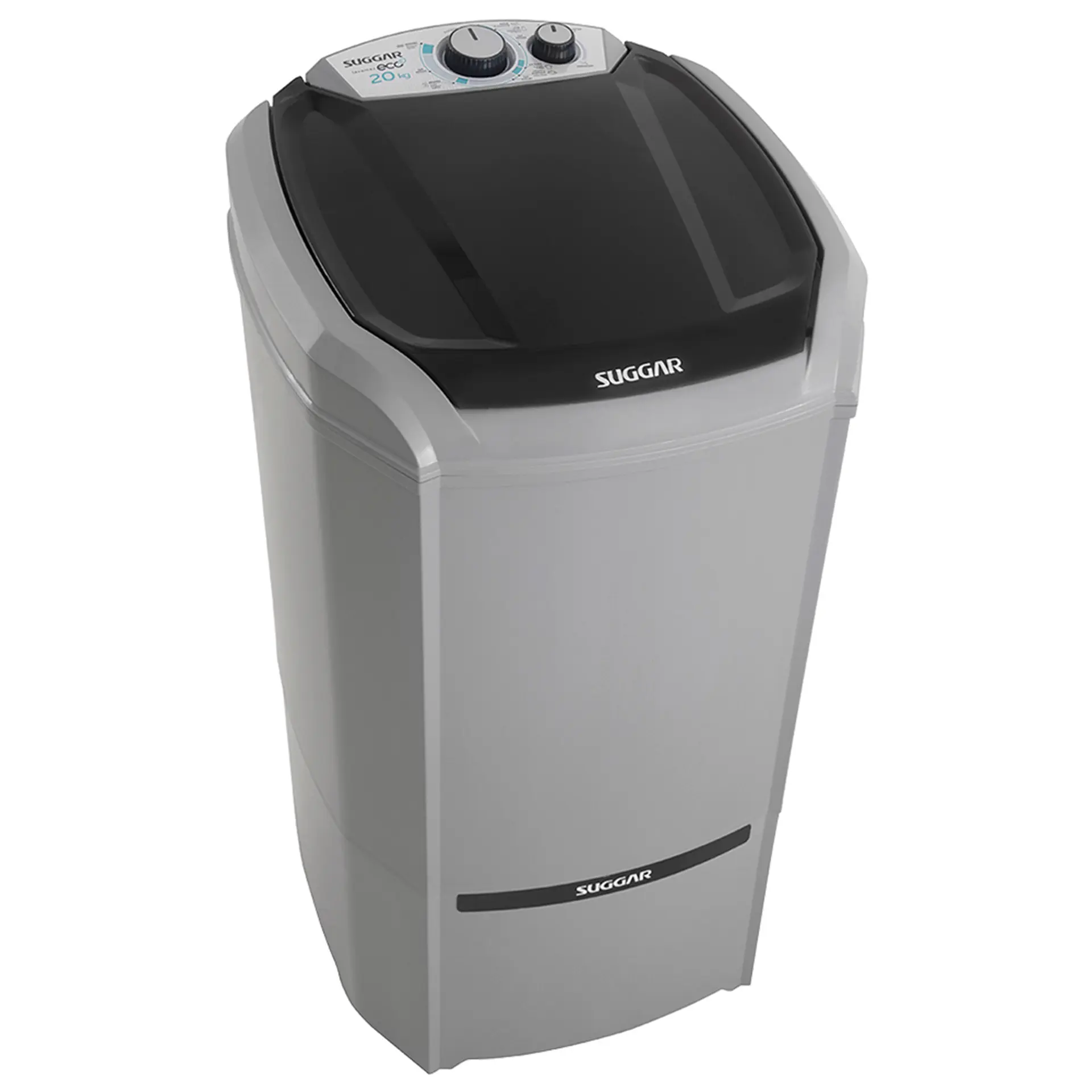 Tanquinho Suggar Lavamax Eco Desligamento Automático 20 kg - Prata - 110 Volts