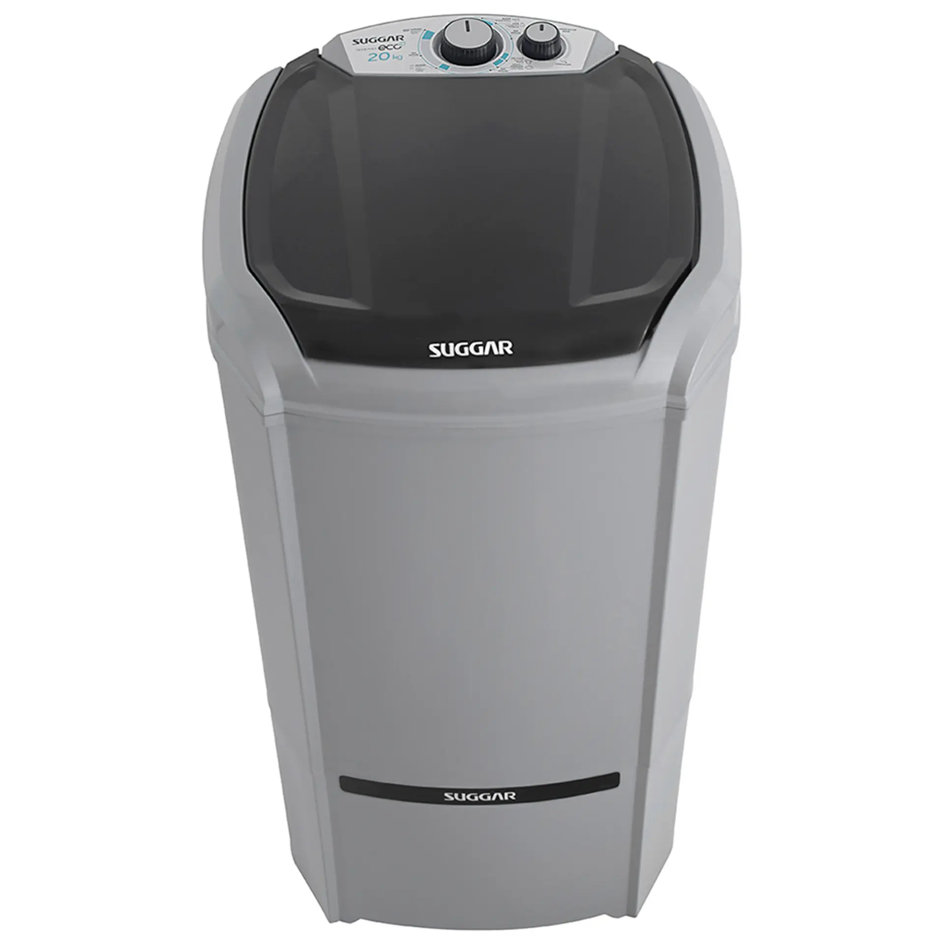 Tanquinho Suggar Lavamax Eco Desligamento Automático 20 kg - Prata - 110 Volts