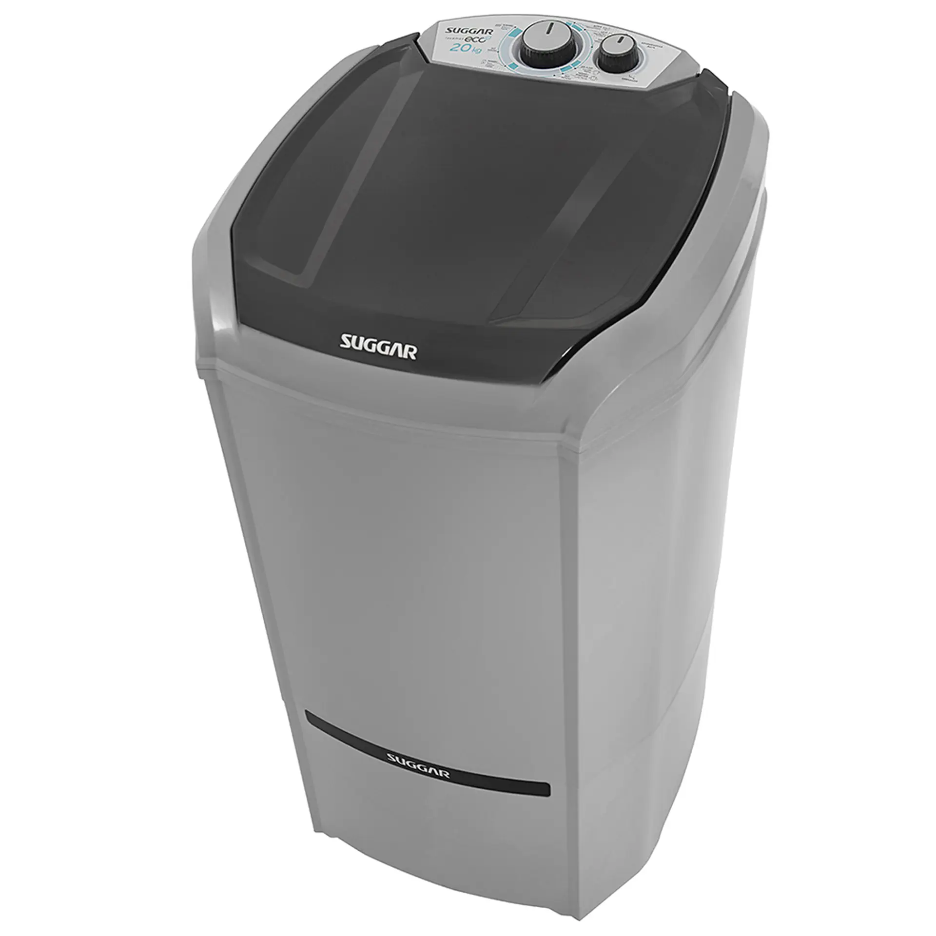 Tanquinho Suggar Lavamax Eco Desligamento Automático 20 kg - Prata - 110 Volts