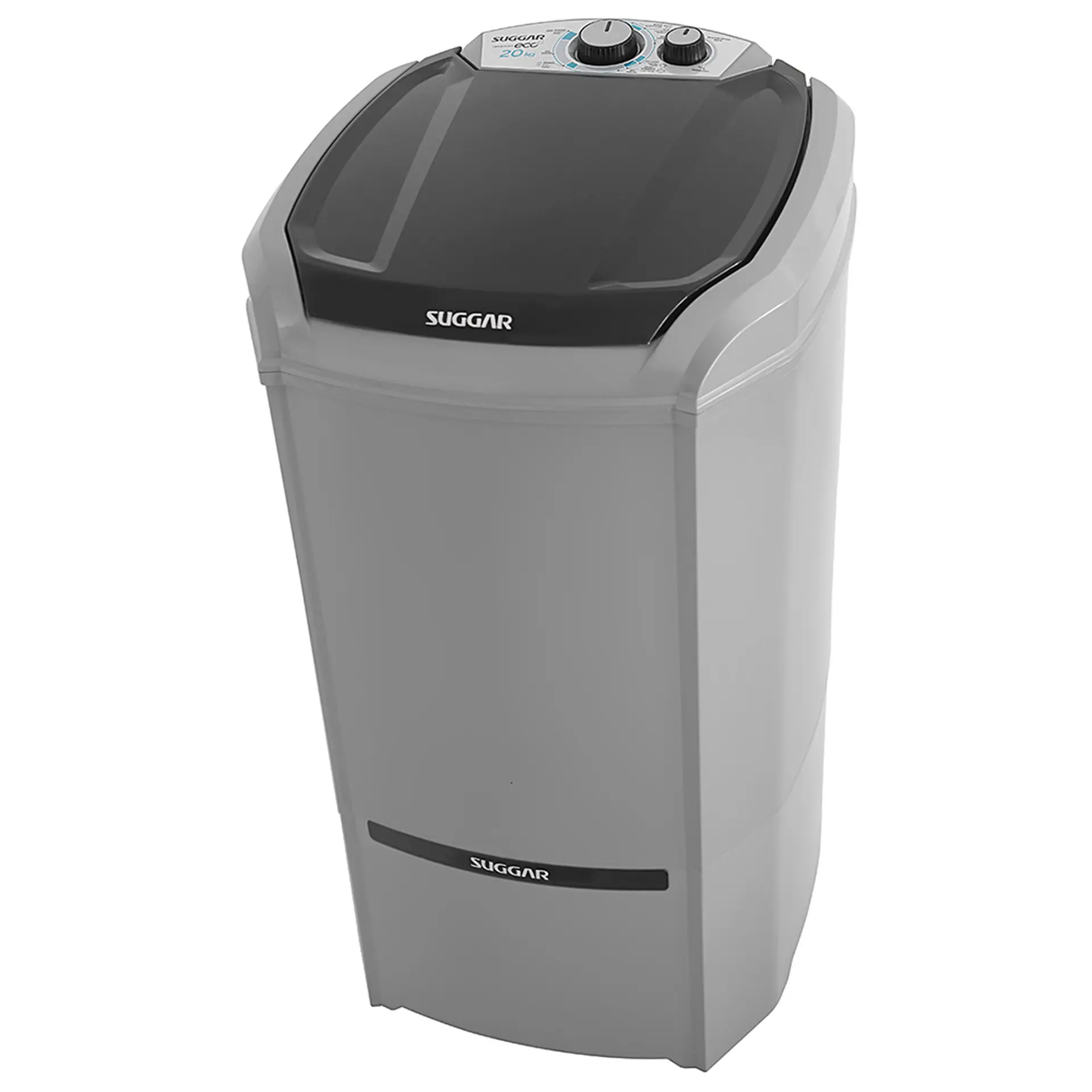 Tanquinho Suggar Lavamax Eco Desligamento Automático 20 kg - Prata - 110 Volts