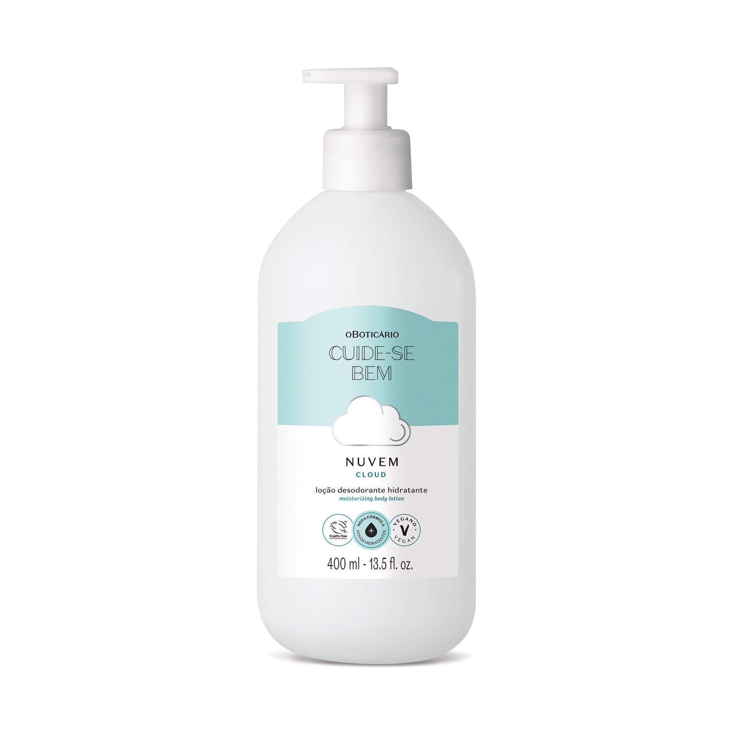 Combo Cuide-se Bem: Loção Corporal Nuvem 400ml + Refil Deleite 350ml