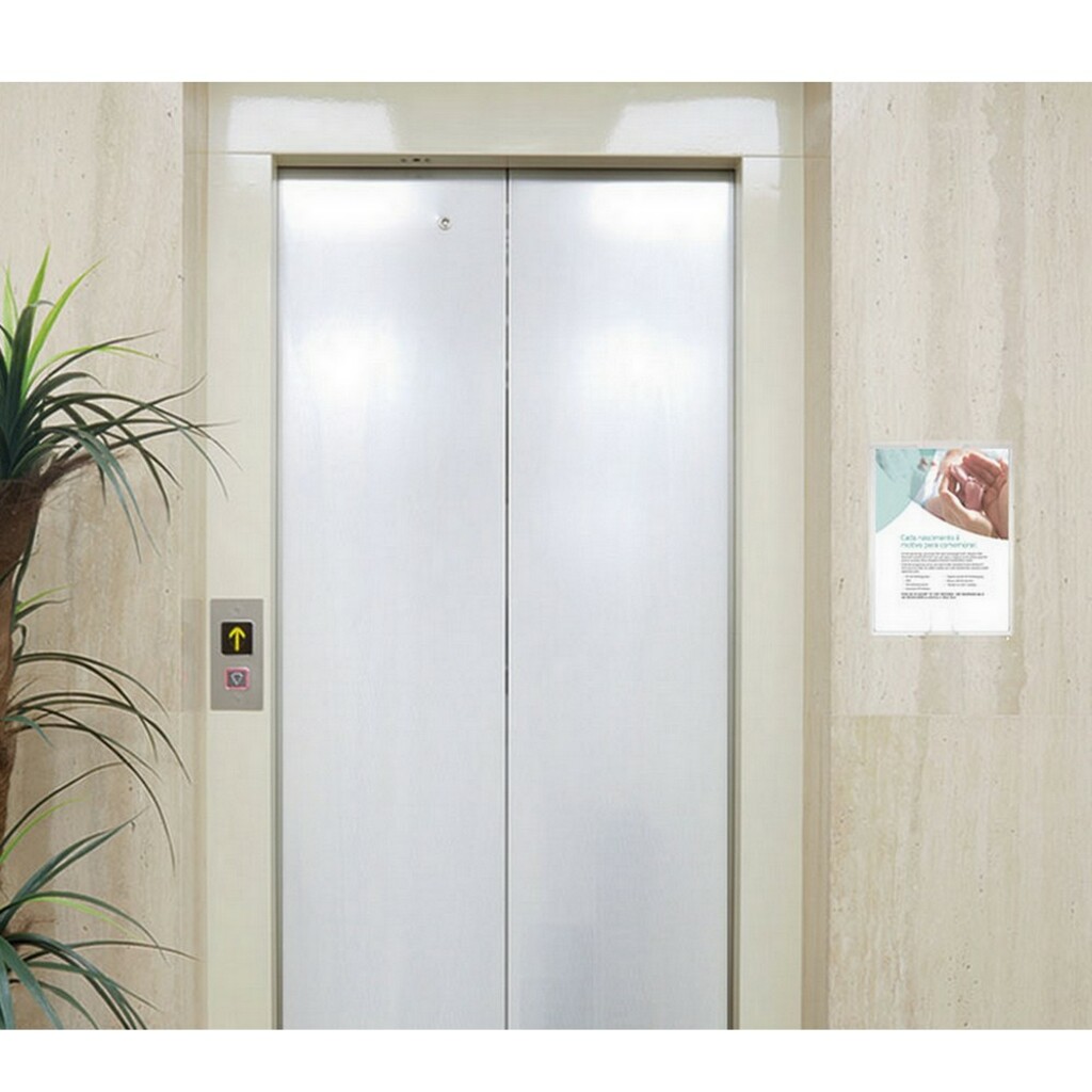 Expositor de Aviso Multiuso A4 318x233mm Transparente Maxcril - 10090009