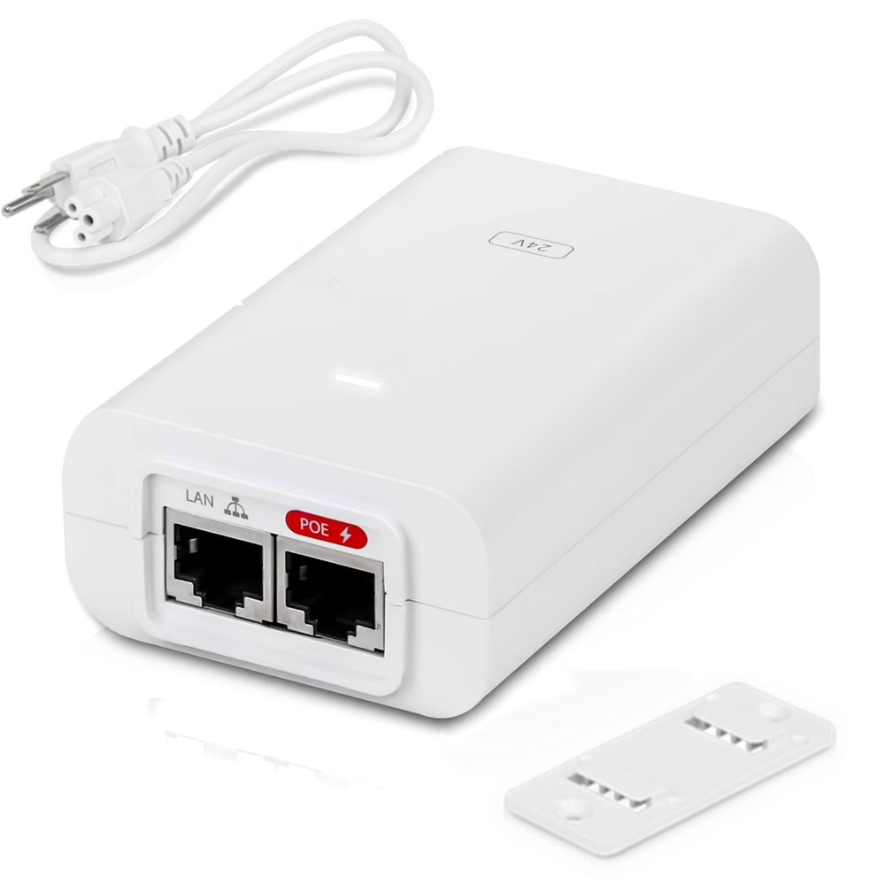 Fonte Injetor PoE 48V 30W Bivolt Ubiquiti UPOE+ UPOEAT
