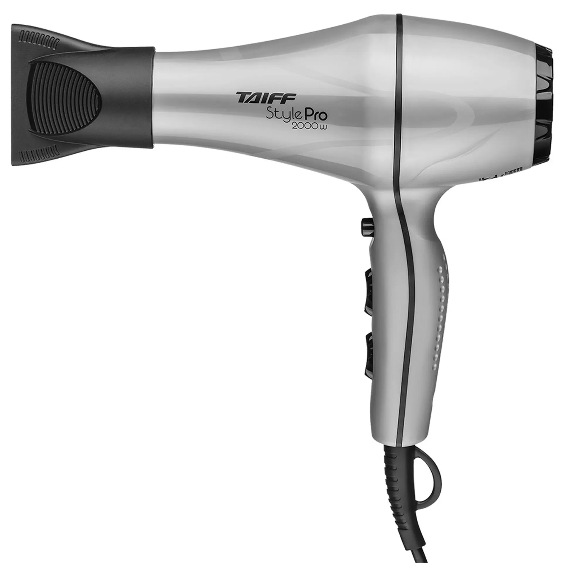 Secador de Cabelo Taiff Style Pro 2 Velocidades 3 Temperaturas 2000W - Cinza - 110 Volts