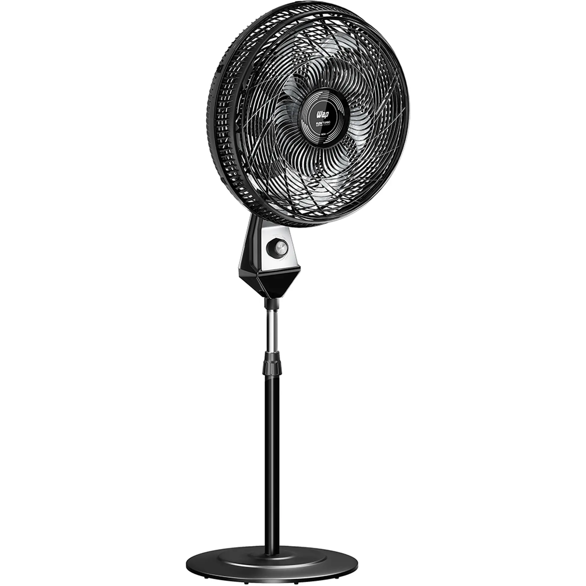 Ventilador Wap Flow Turbo 50cm 8 Pás 3 Velocidades 180W - Preto/Cinza - 110 Volts