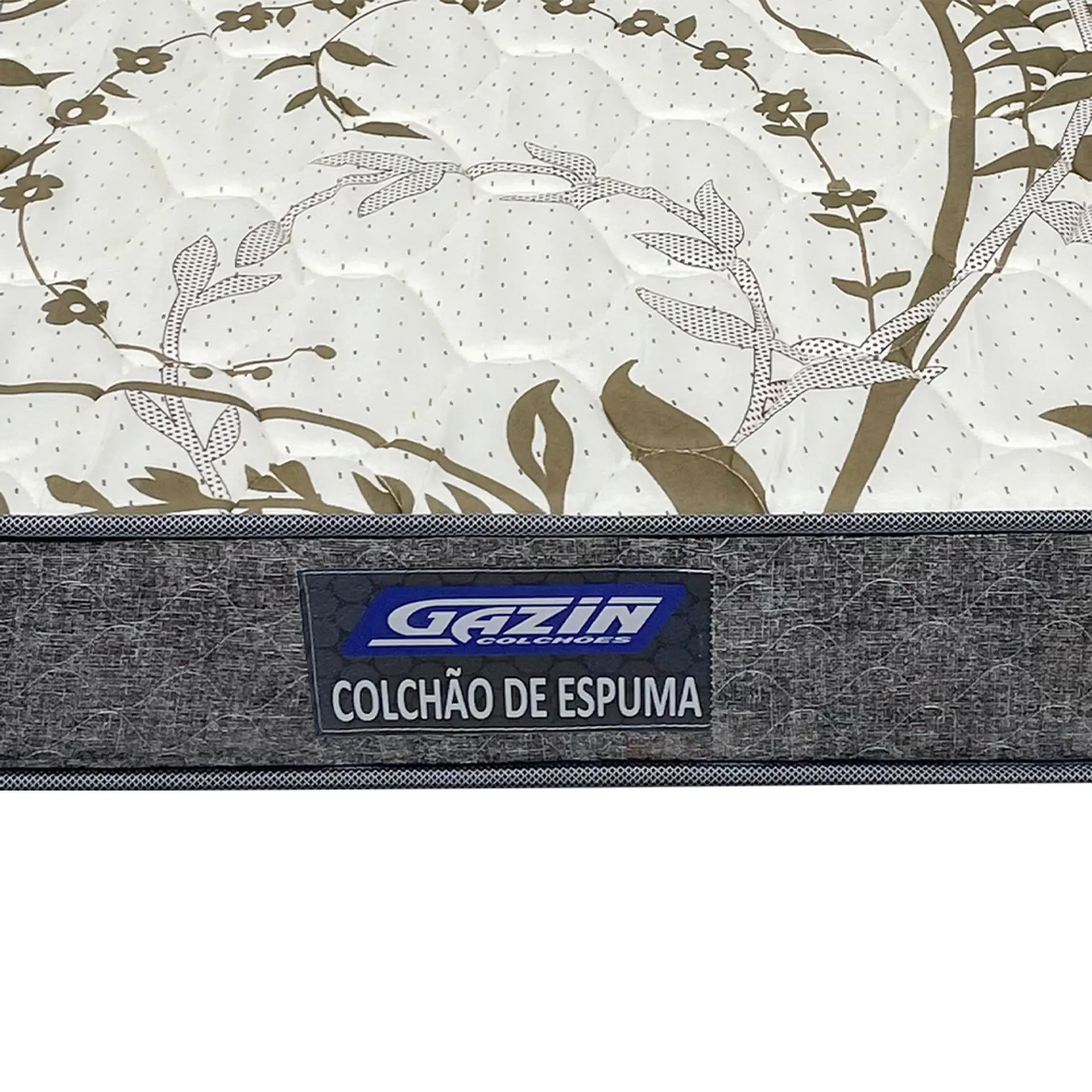 Colchão Casal de Espuma D28 Gazin Dunas 138x188 Double Face - Marrom