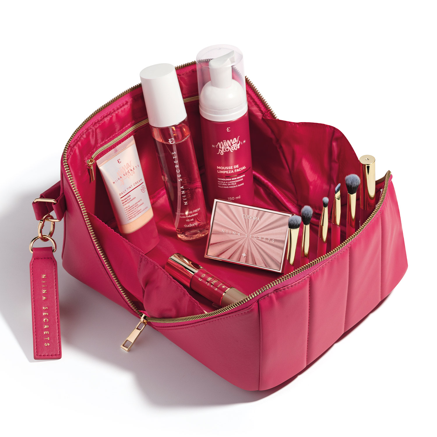 Maleta de Make Necessaire Pink Niina Secrets