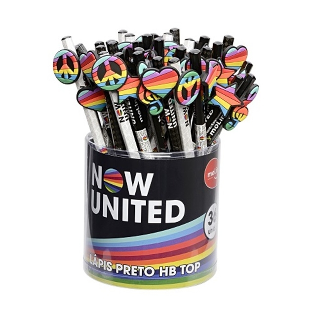 Lápis Preto Molin Now United Top NPW Unidade Sortido