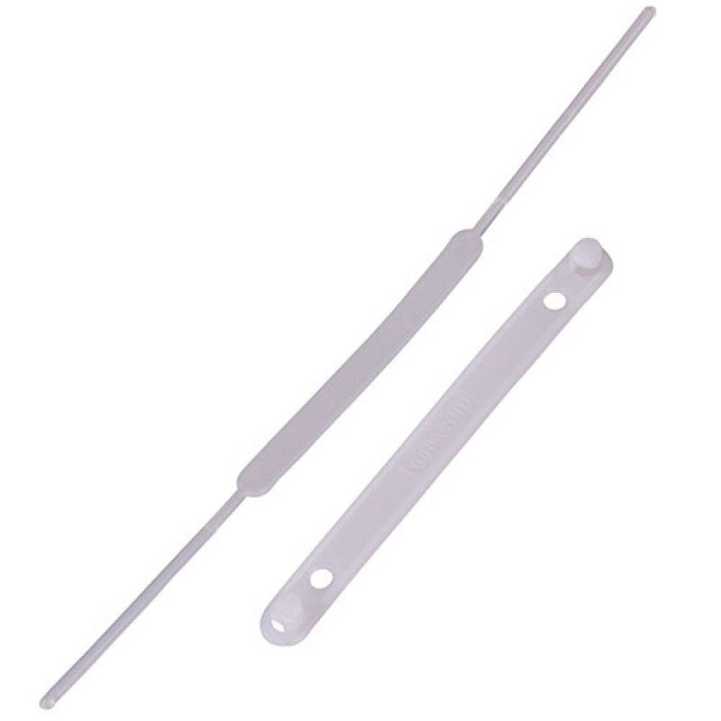 Grampos Trilho Plástico Branco Dello 50 Unidades 0299E00102
