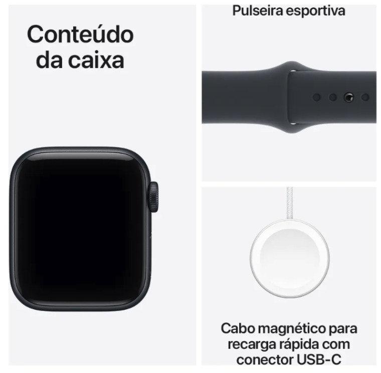Apple Watch SE 3 Preto 44mm