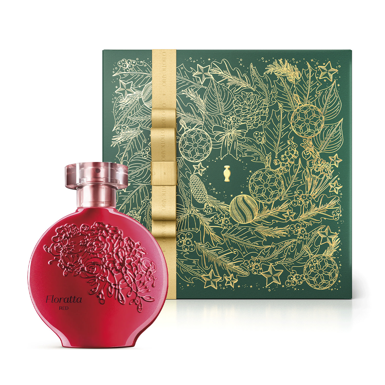 Combo Presente Floratta Red: Desodorante Colônia 75ml + Caixa Presenteável