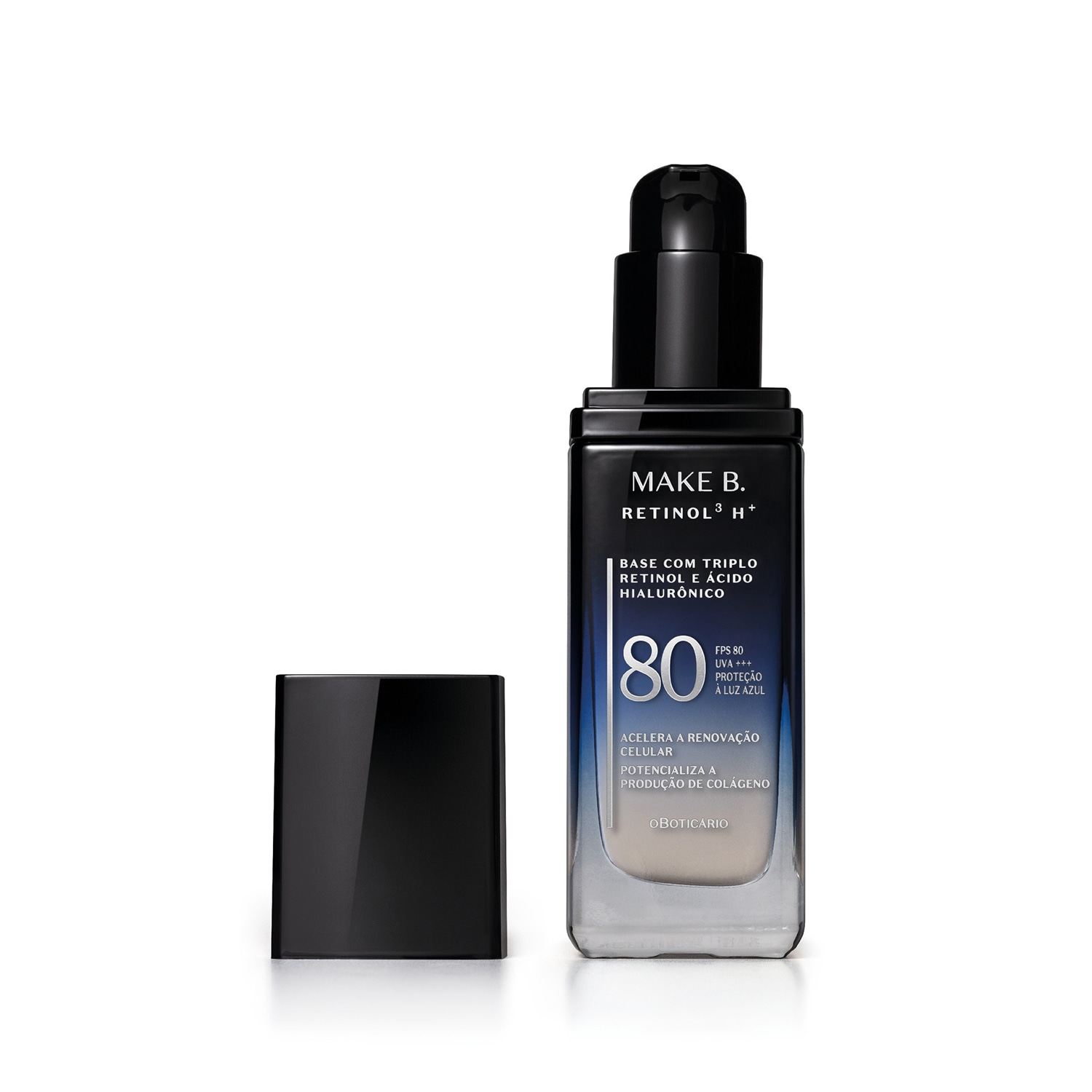 Base Líquida Invisível FPS80 Make B. Retinol³ H+ 26g