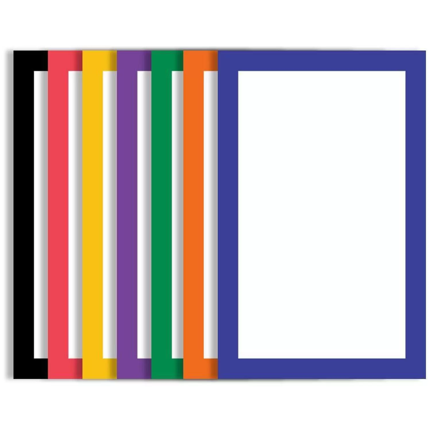 Bloco Ecocores Moldura Novaprint 23x32cm com 35 Folhas 7 Cores