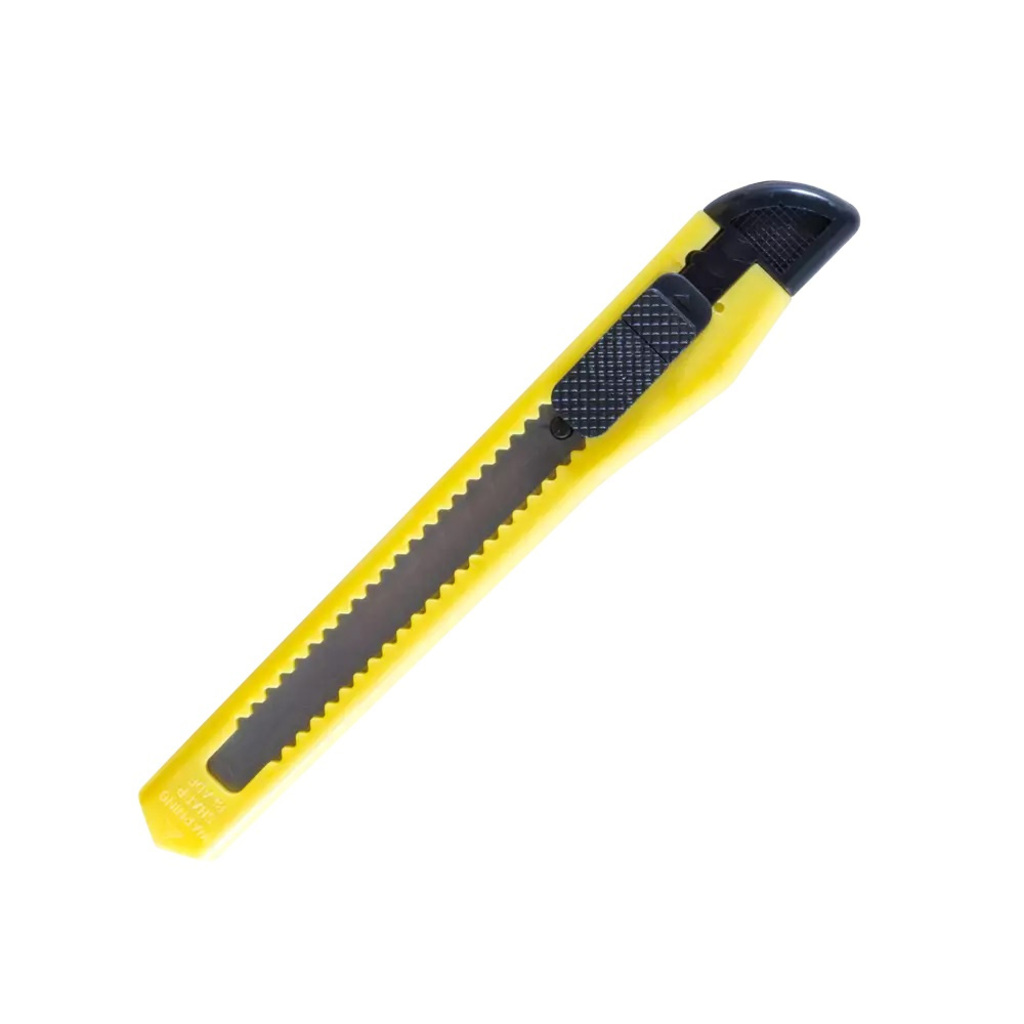Estilete Estreito 9mm Amarelo BRW - ES0901