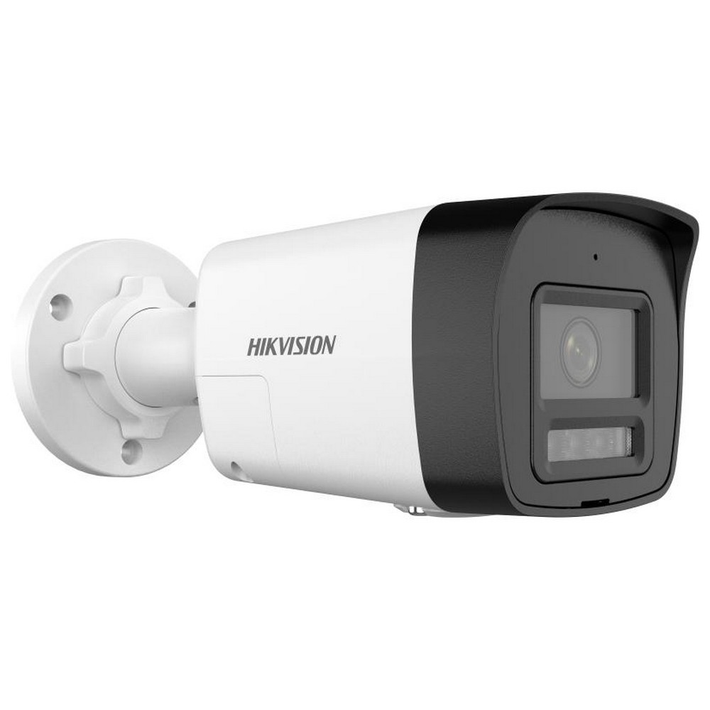 Câmera CFTV IP PoE DS2CD1023G2LIUF SL Bullet 2MP IR 30m 2,8mm Hikvision Microfone entrada Cartão Memória