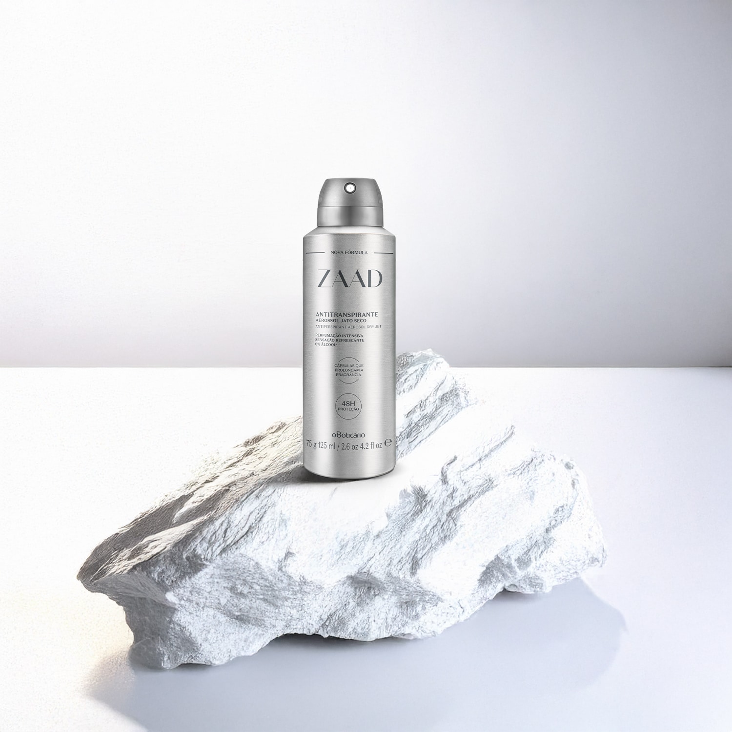 Combo Presente Zaad: Body Splash Desodorante Colônia 200ml + Desodorante Antitranspirante Aerossol 75g/125ml