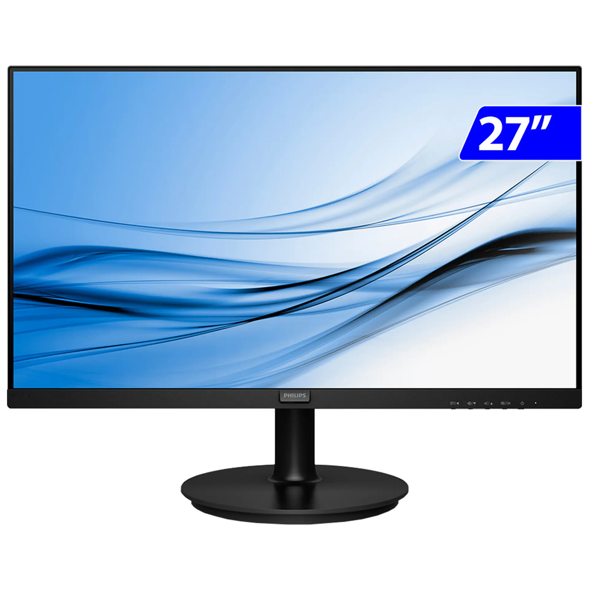 Monitor Philips W-LED 27" Widescreen Full HD HDMI VGA 271V8LAB - Preto - Bivolt