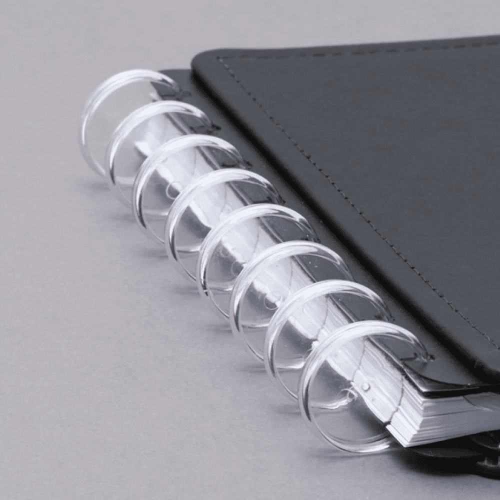 Disco para Caderno Inteligente 12 Discos Grande 31mm com Elástico Transparente