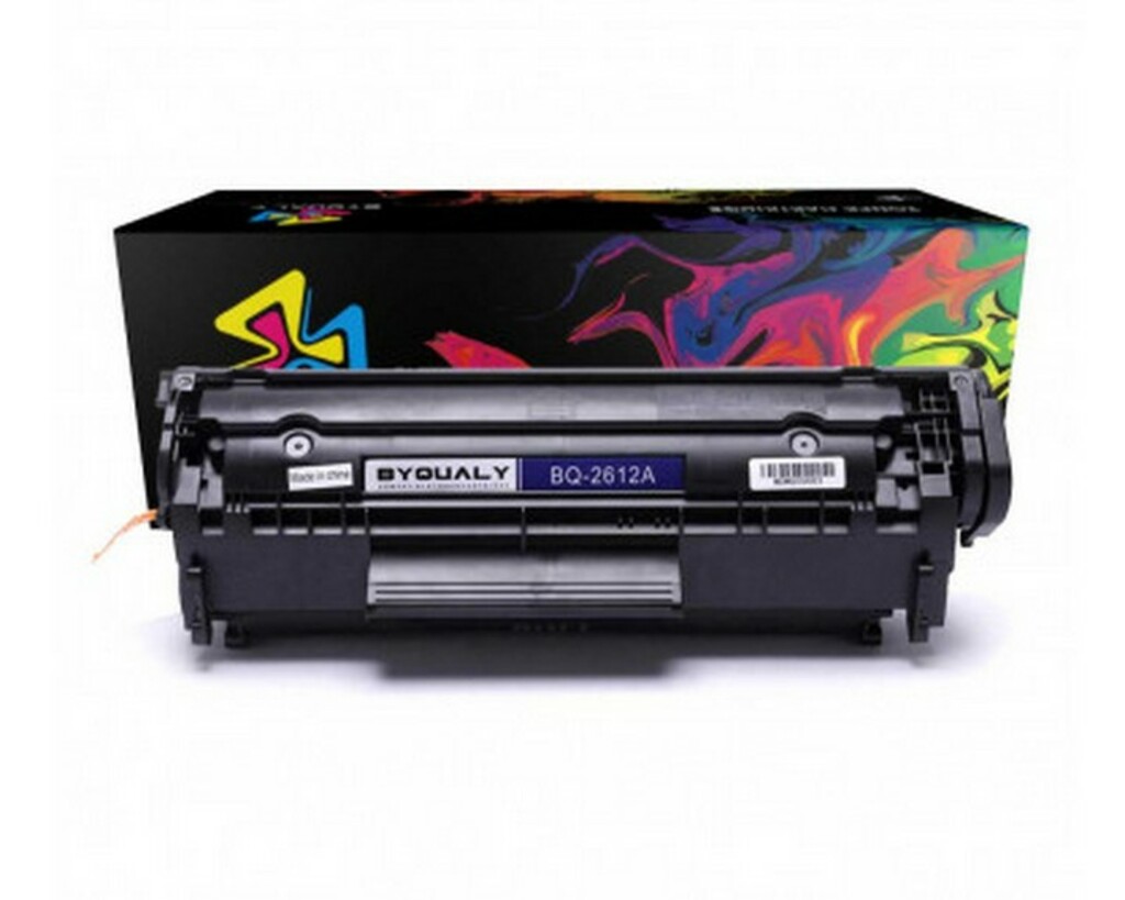 Toner HP 12 Preto Byqualy Q-2612A Potencial Suprimentos - 2612A