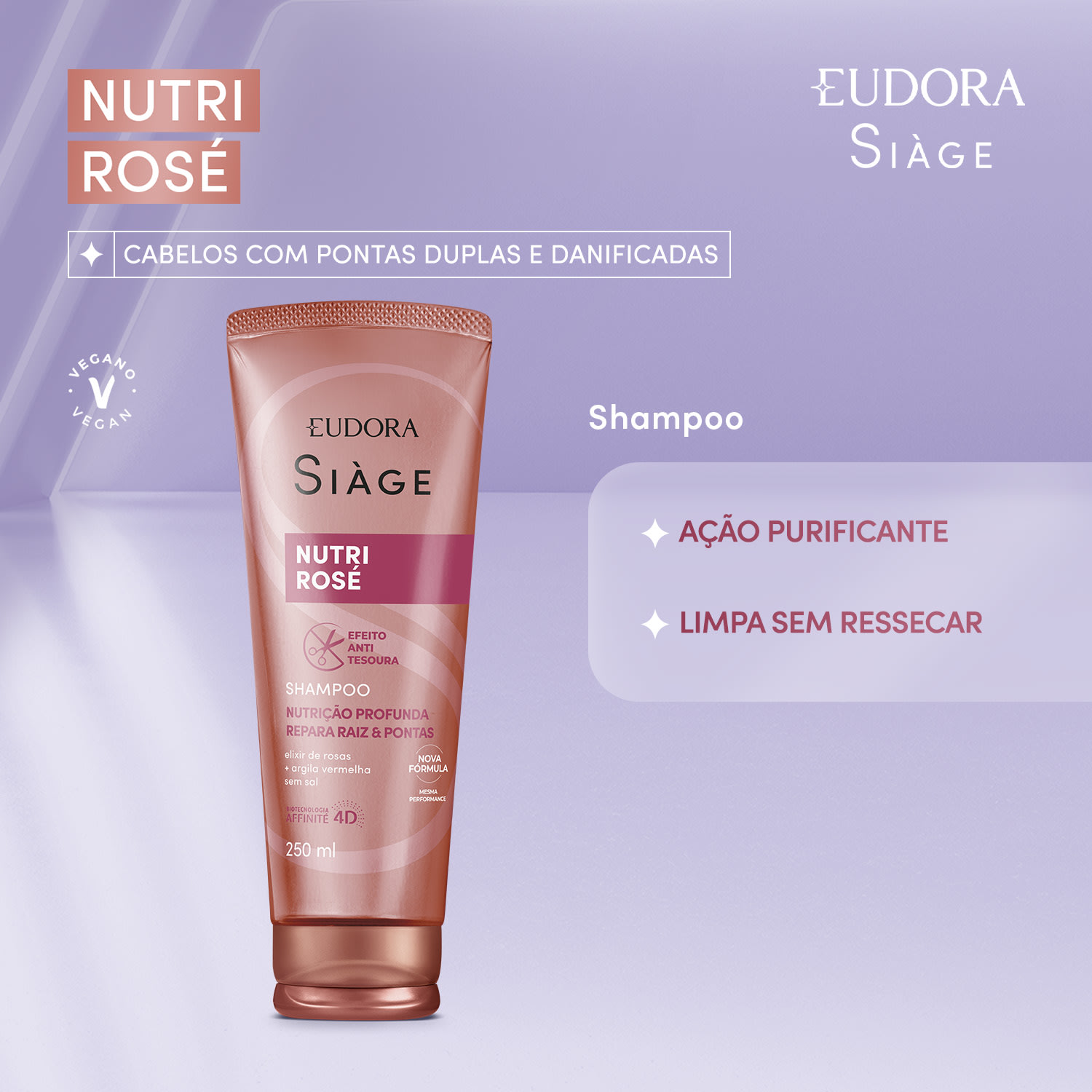 Eudora Siàge Nutri Rose - Shampoo 400ml