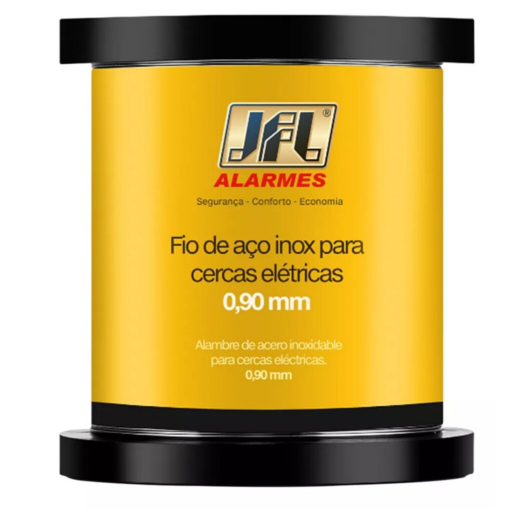Arame de Aço Inox Para Cerca 0,90mm 160 Metros JFL - 49567